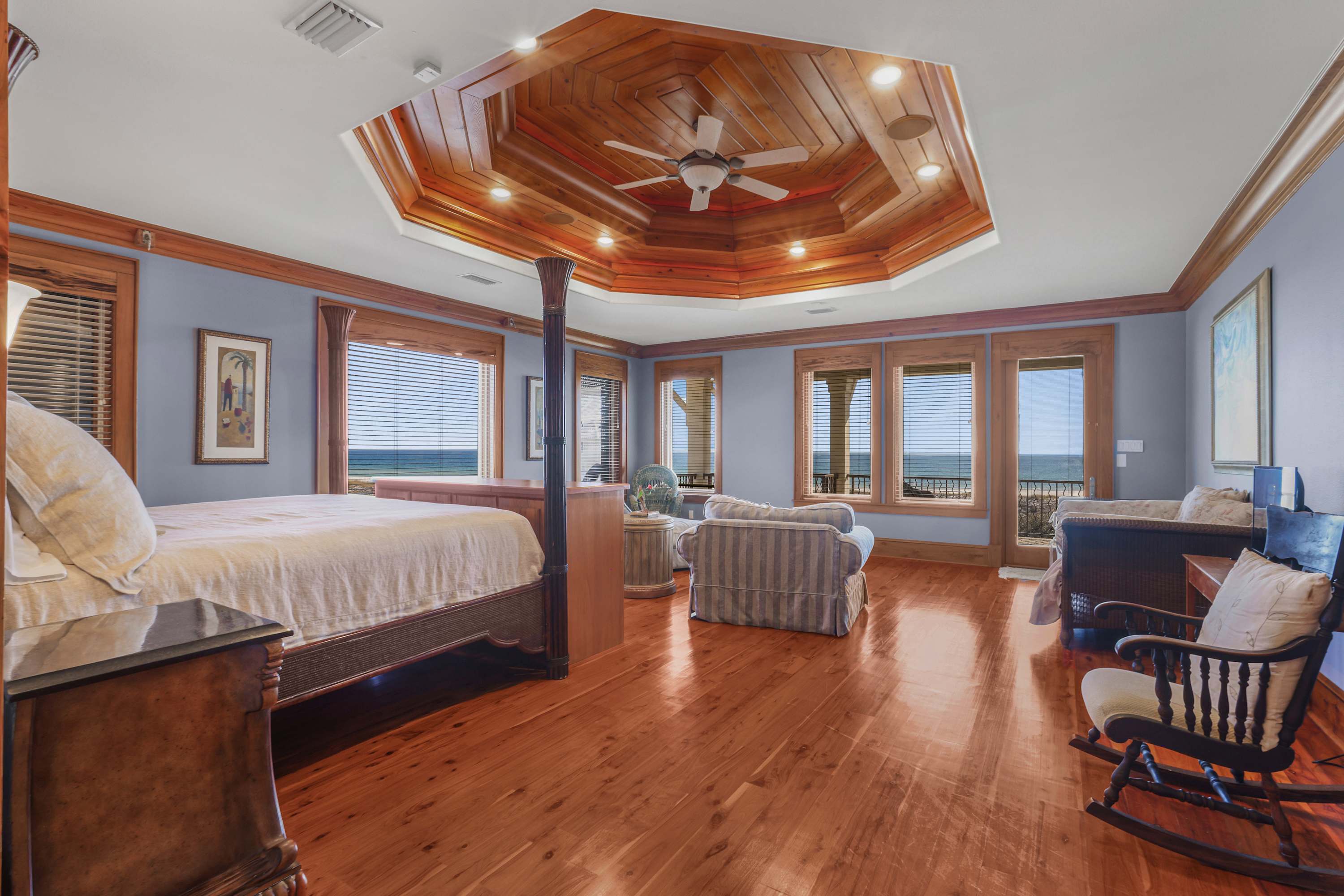 Primary Suite with Corner Views and Balcony Access