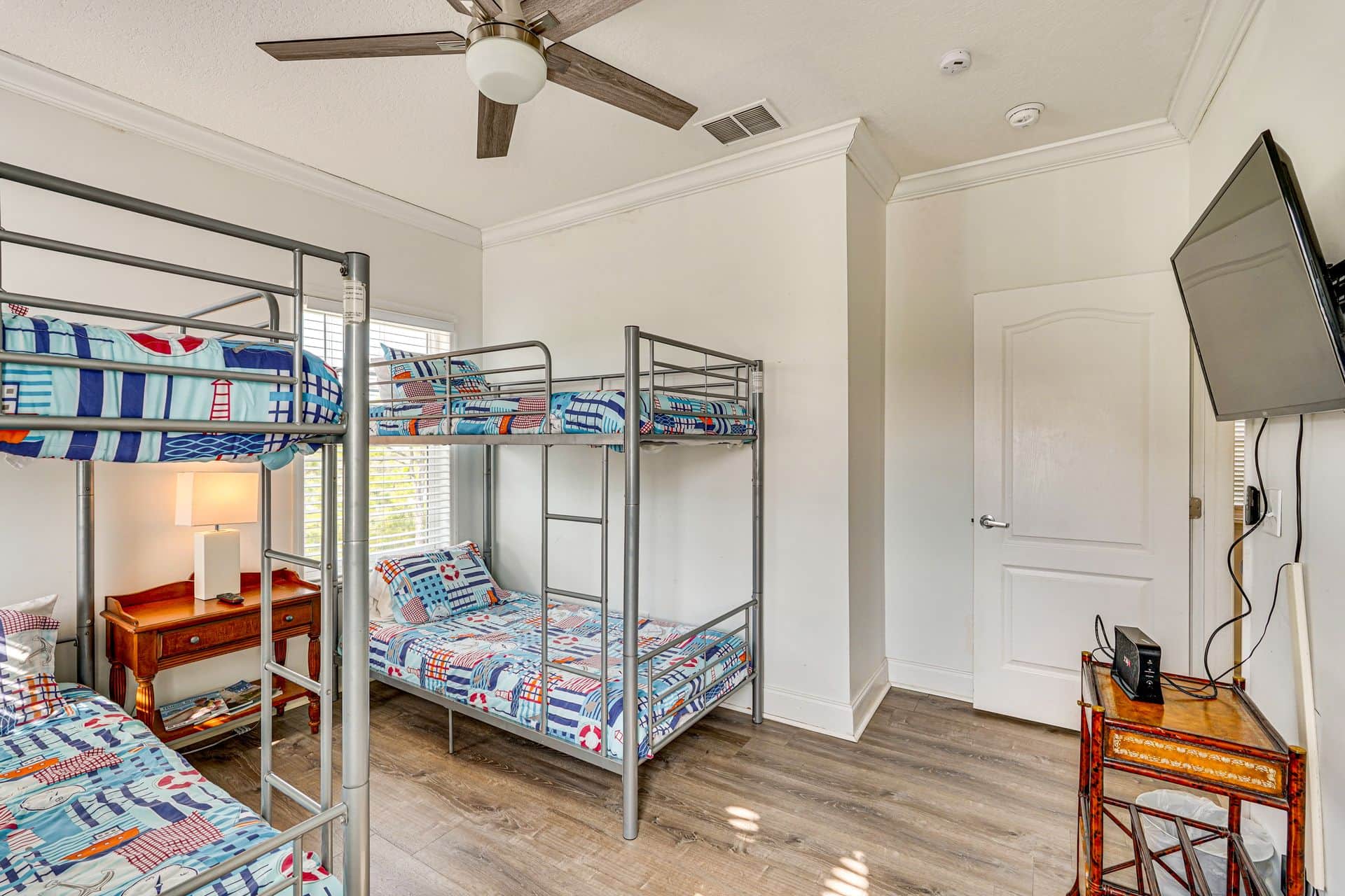 Four bunks for young adults or the littles to have a place!