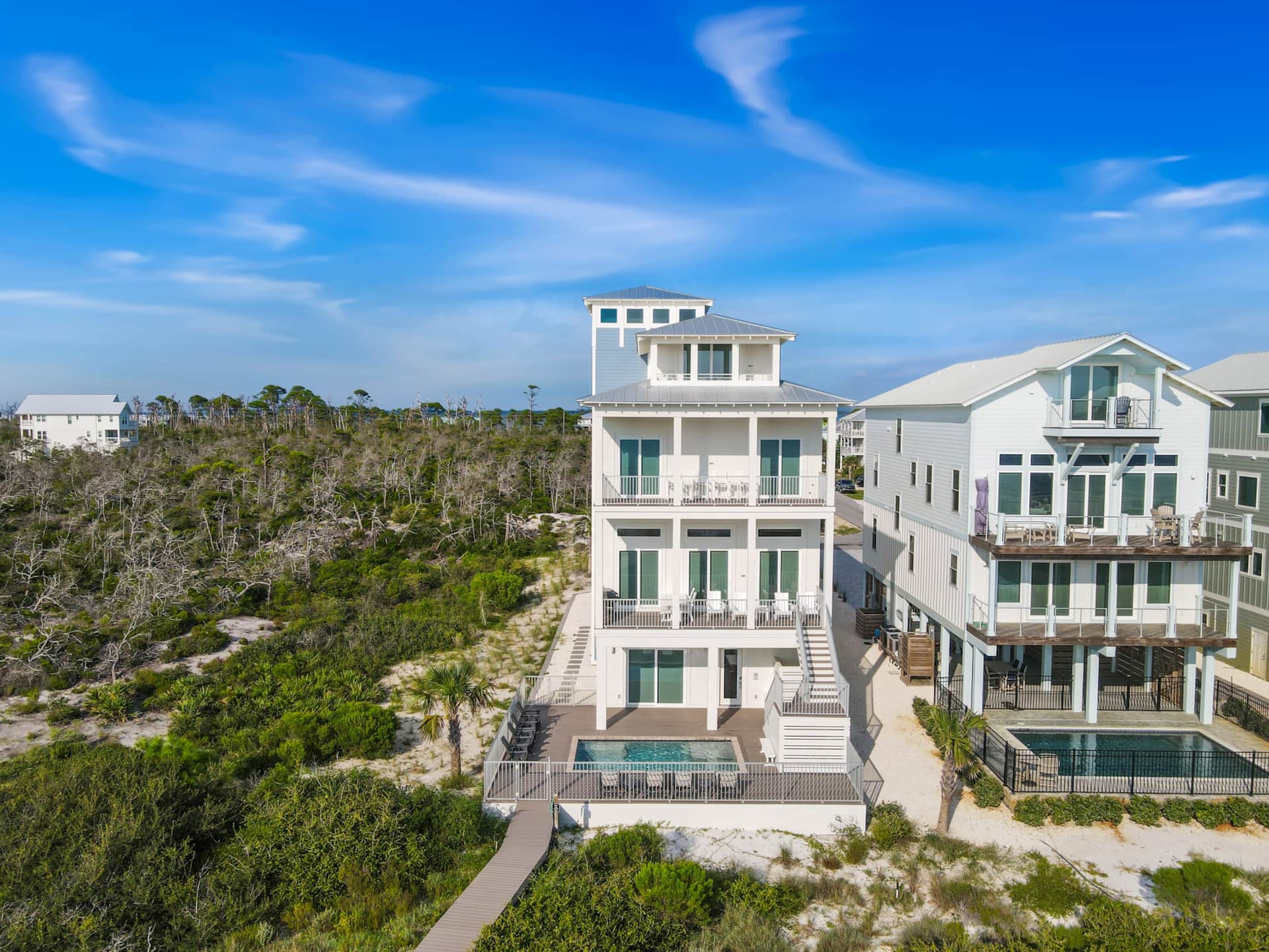 Lighthouse back view