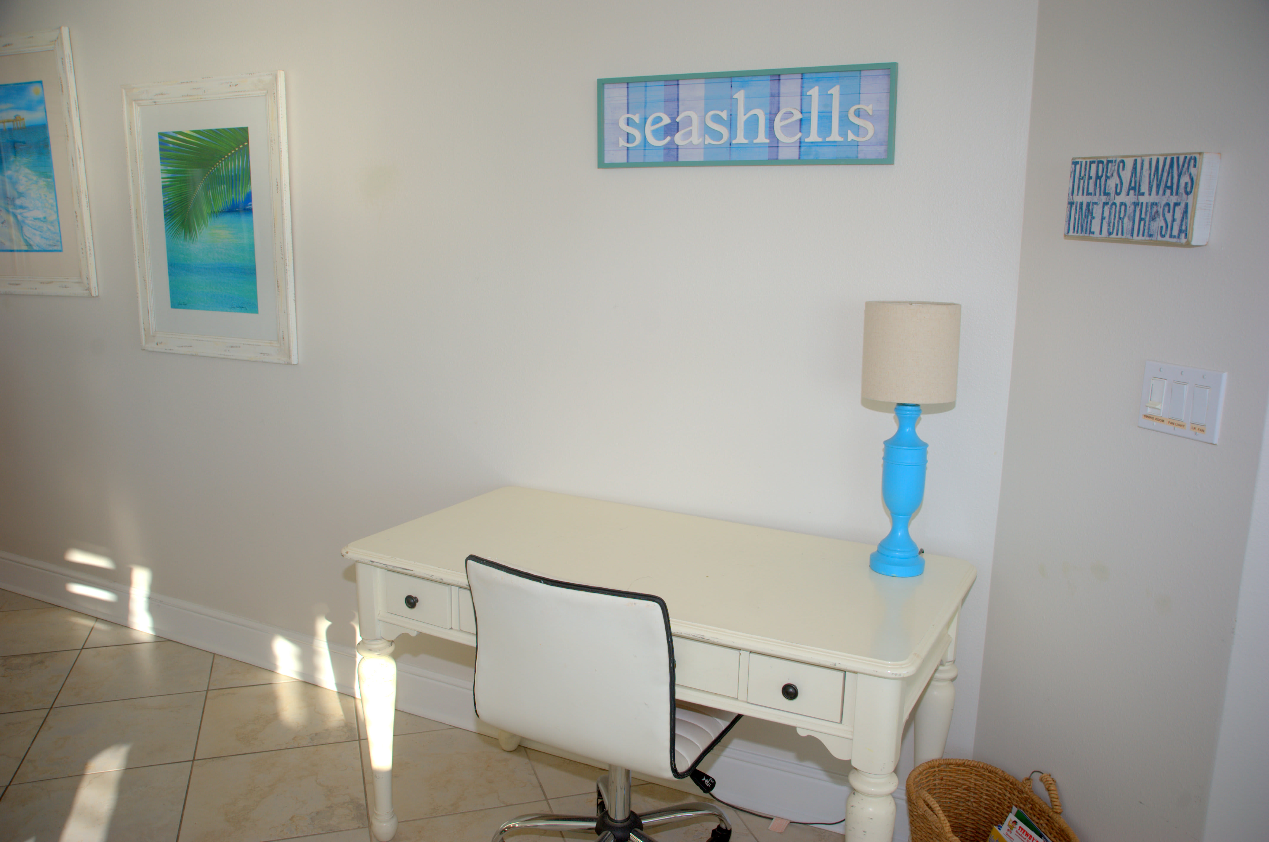 Should you need a little workspace, we've got you covered!