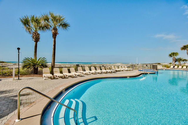 Azure has TWO pristine blue beachfront pools!