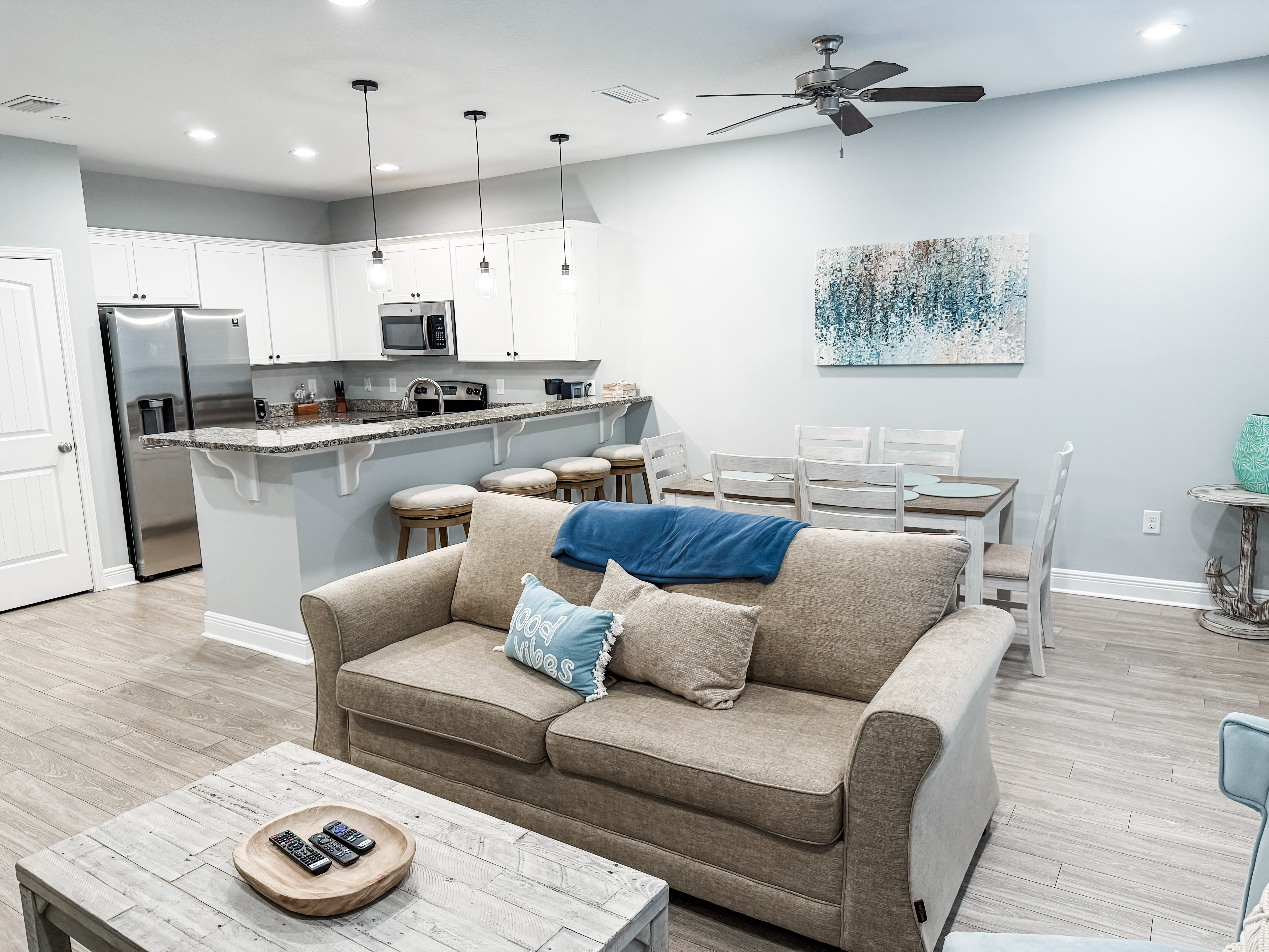 Open Concept Kitchen, Living, &amp; Dining