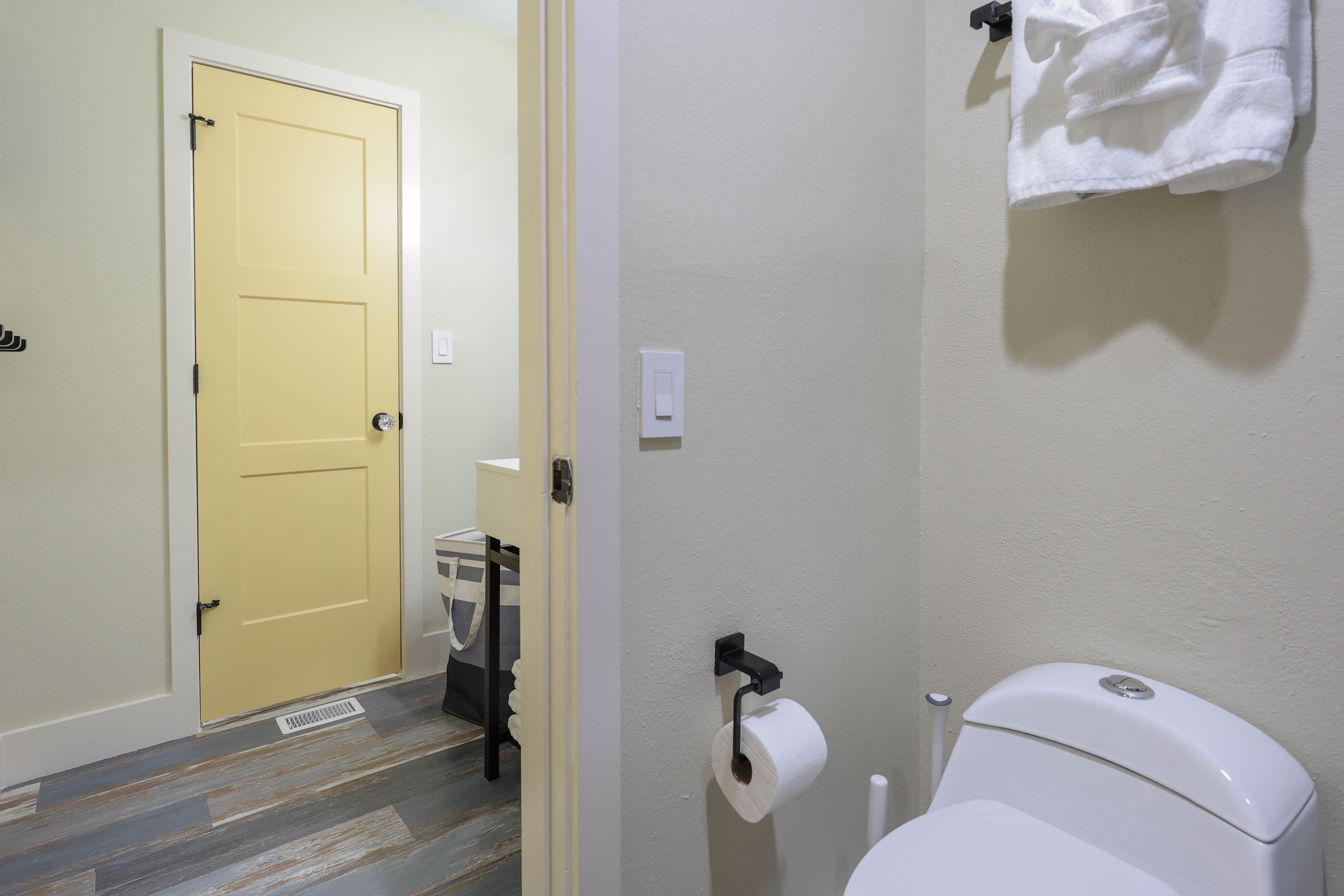 Step into a bold, designer living room where vibrant color meets luxury.