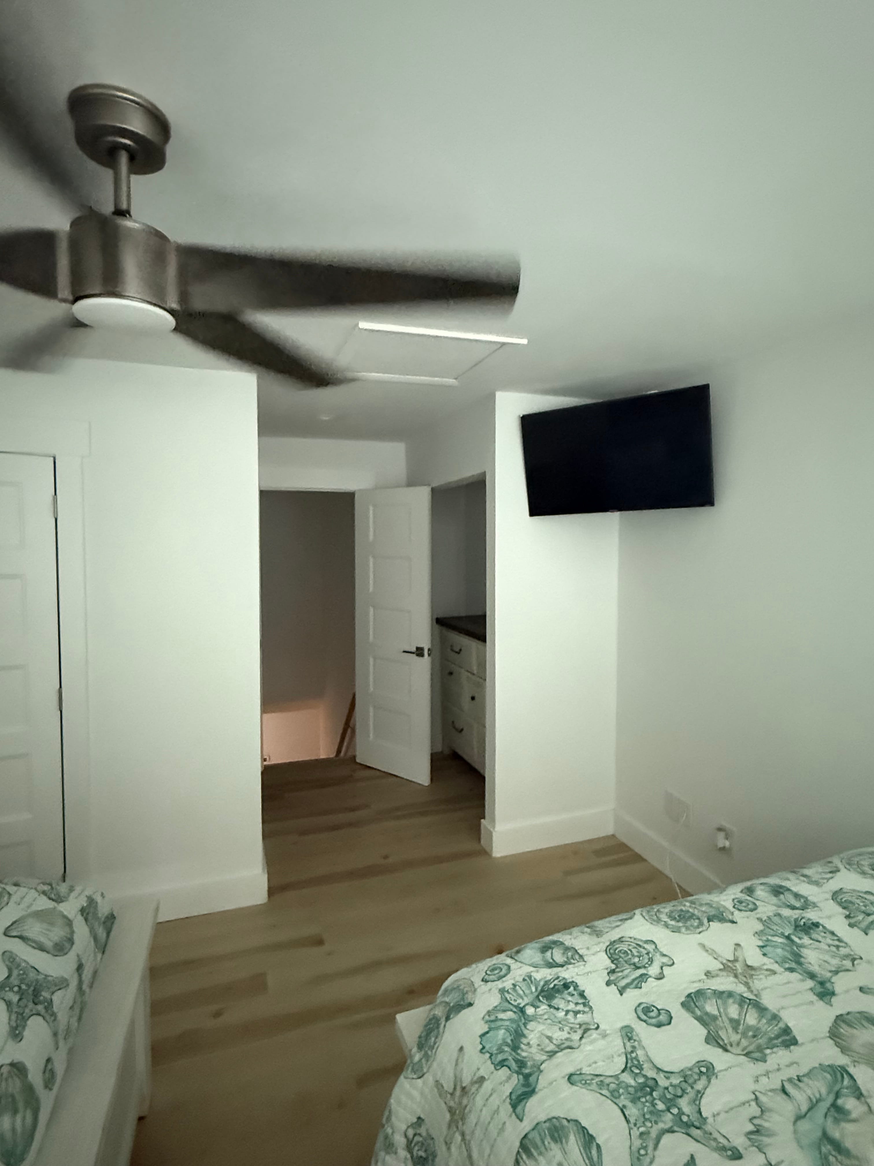 Television in bedroom