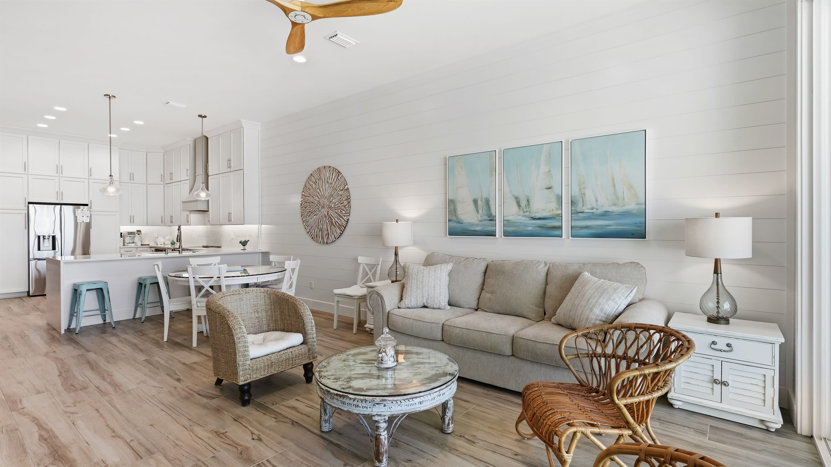 Main level living/dining room