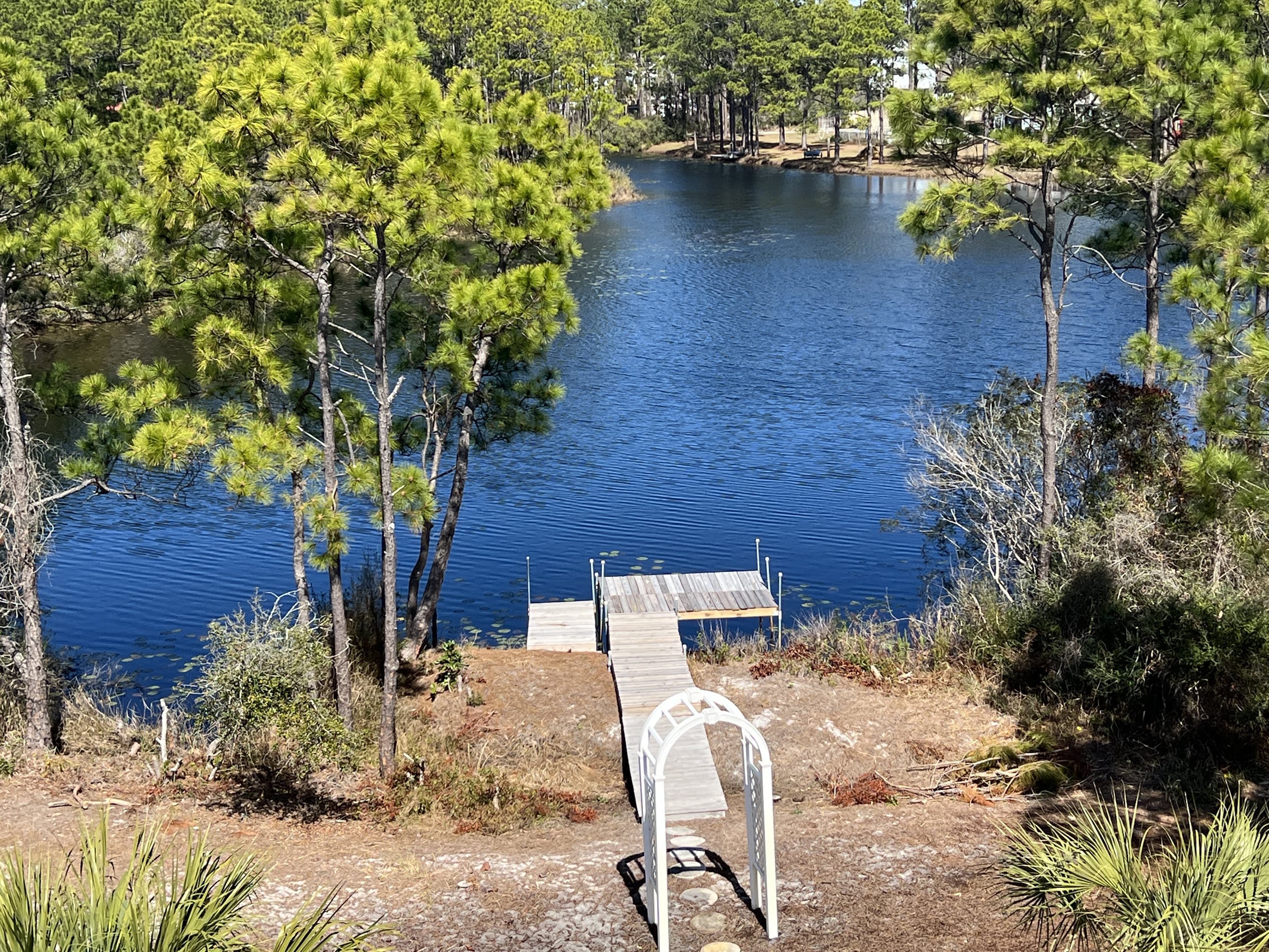 Private Dock over lake in backyard! Great for fishing or launching kayak/SUPs!