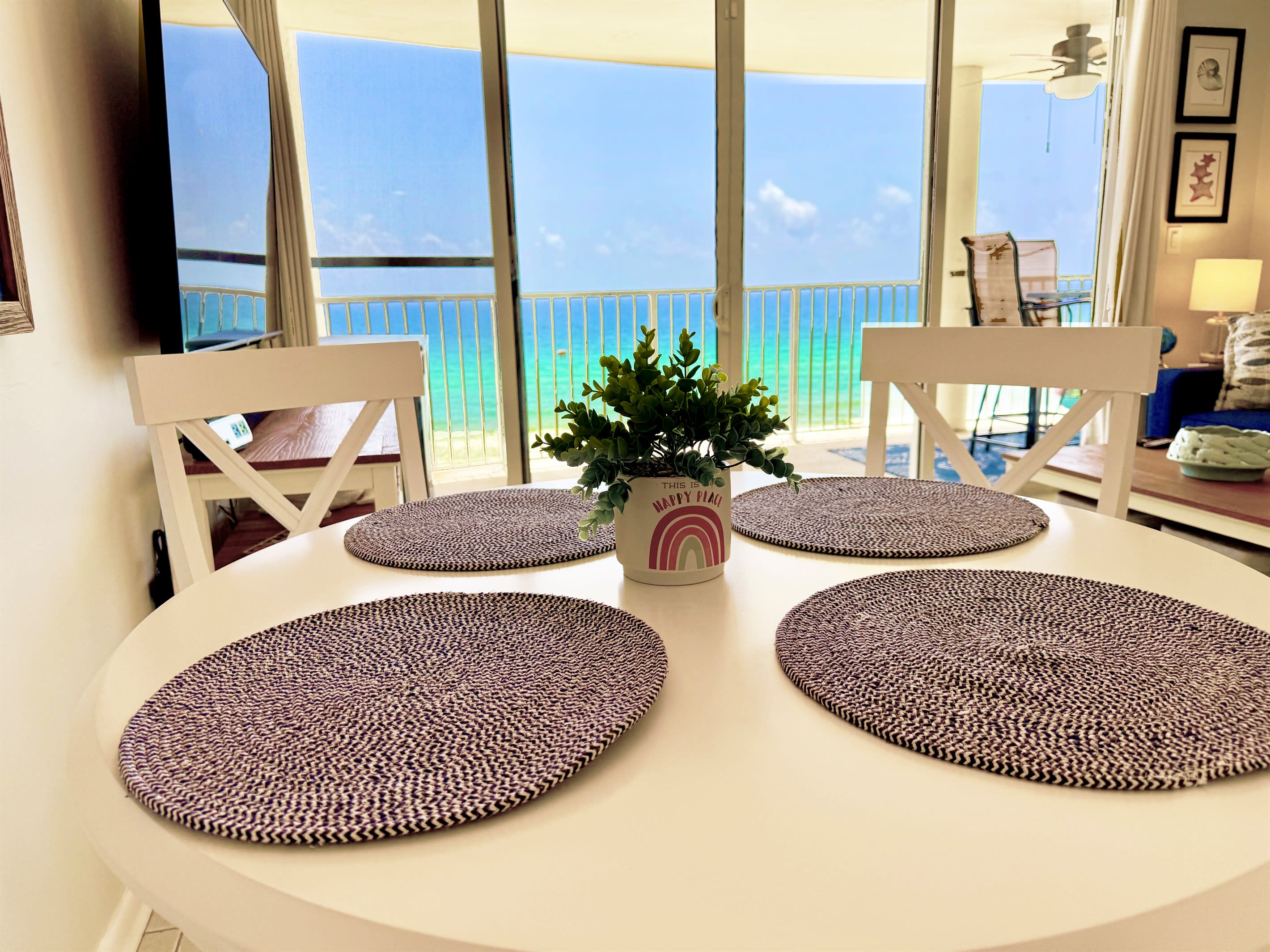 Table for 4 with a view