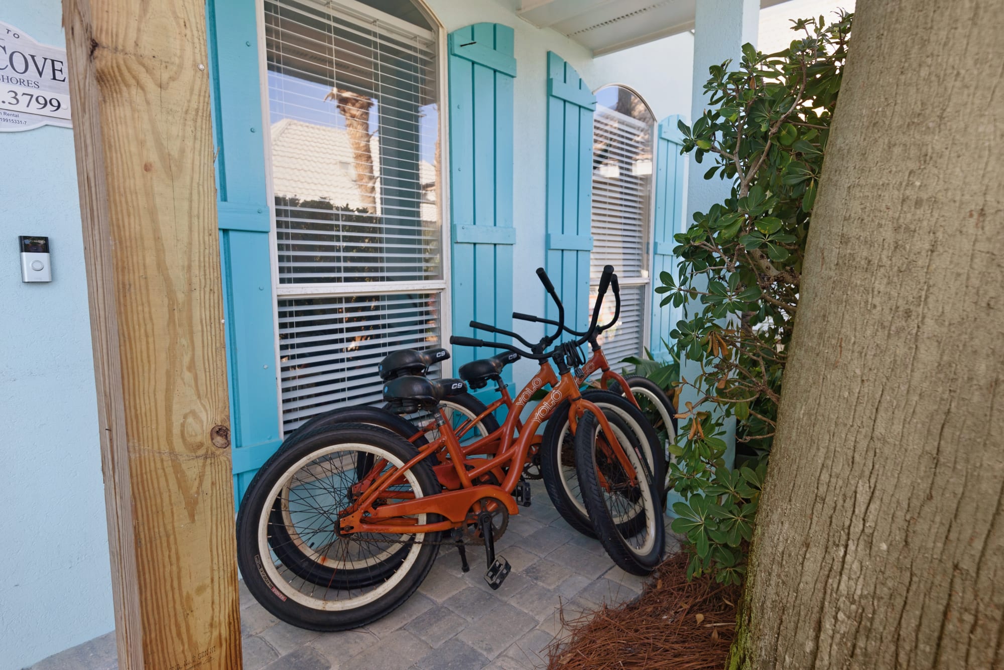 We also provide bikes for your enjoyment