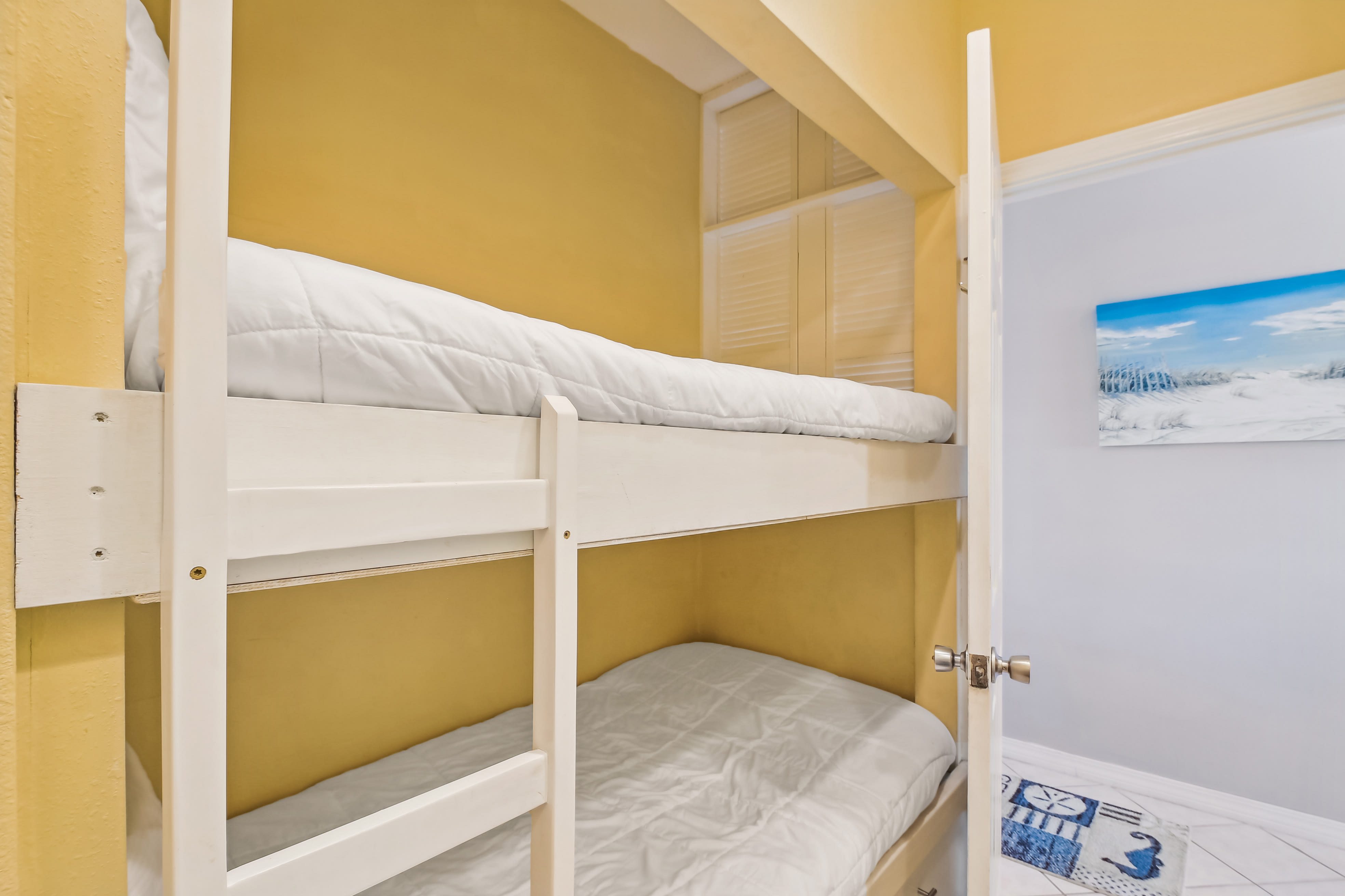 Bunk beds in hallway