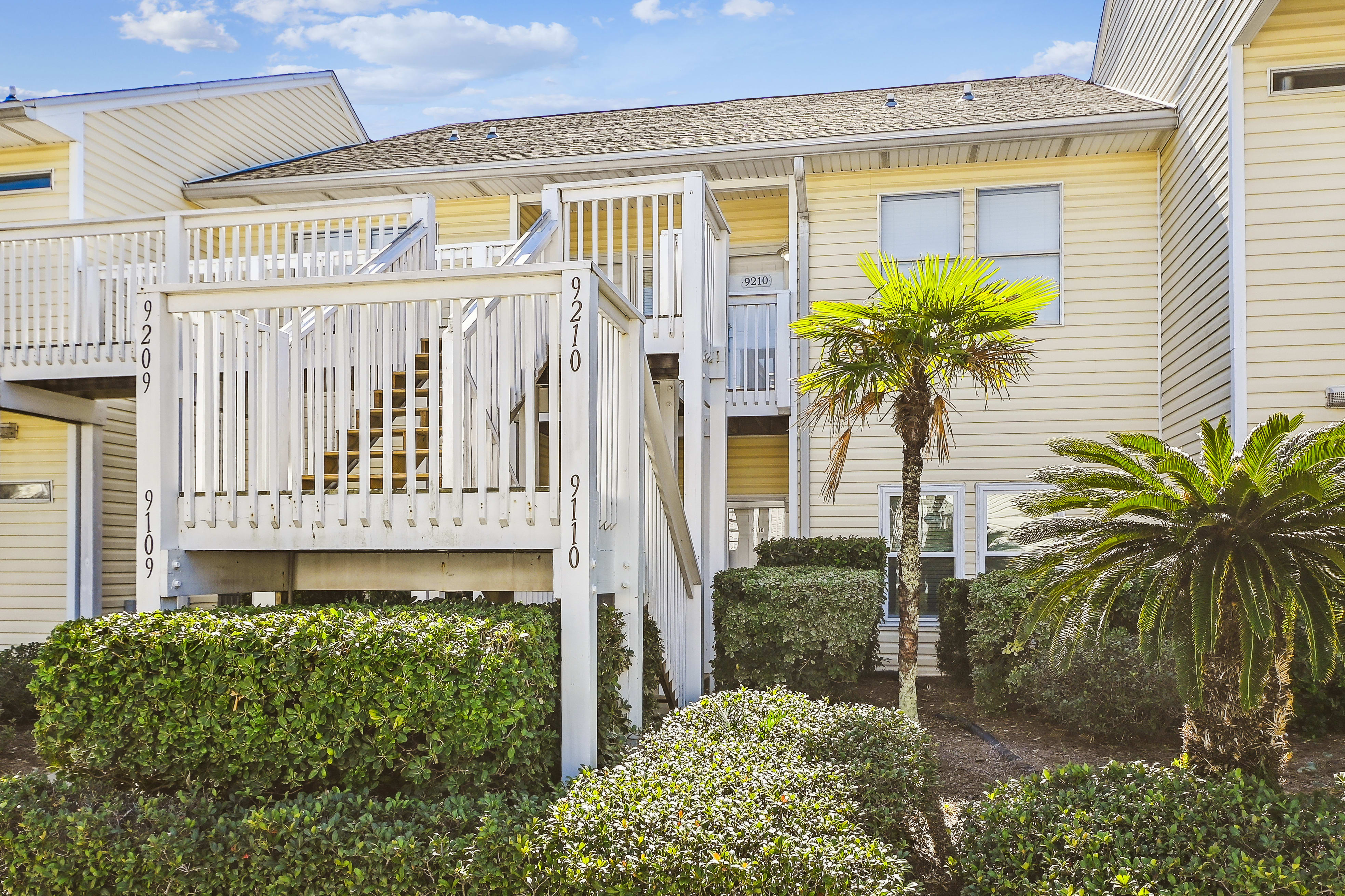 Front of condo. No elevator, all stairs to condo