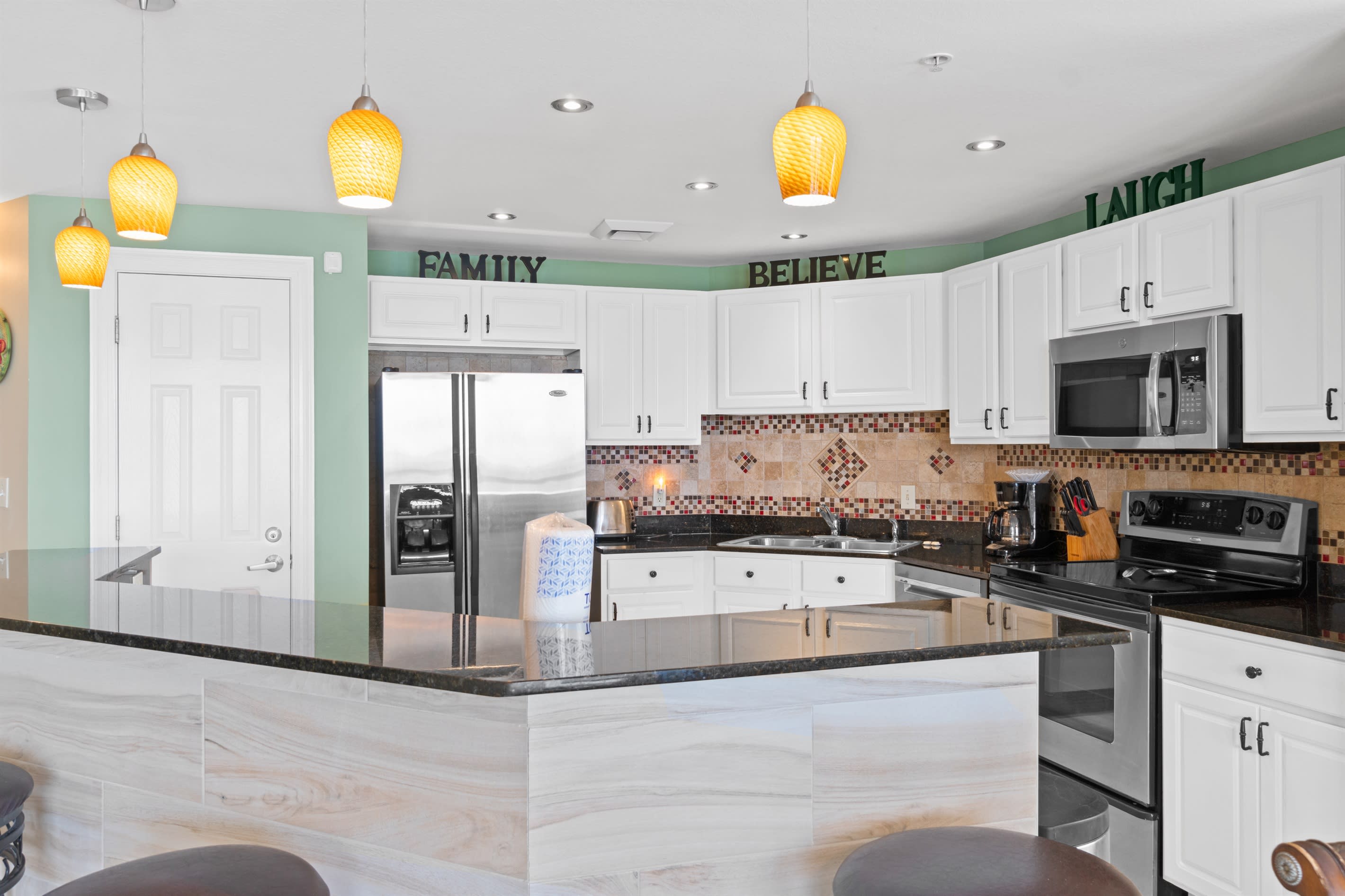 Extra seating at the bar