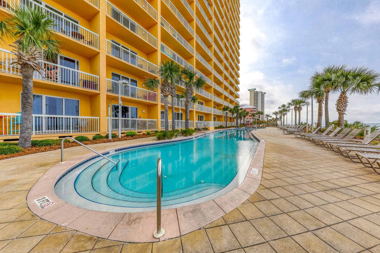 One of two Gulf Front Pools