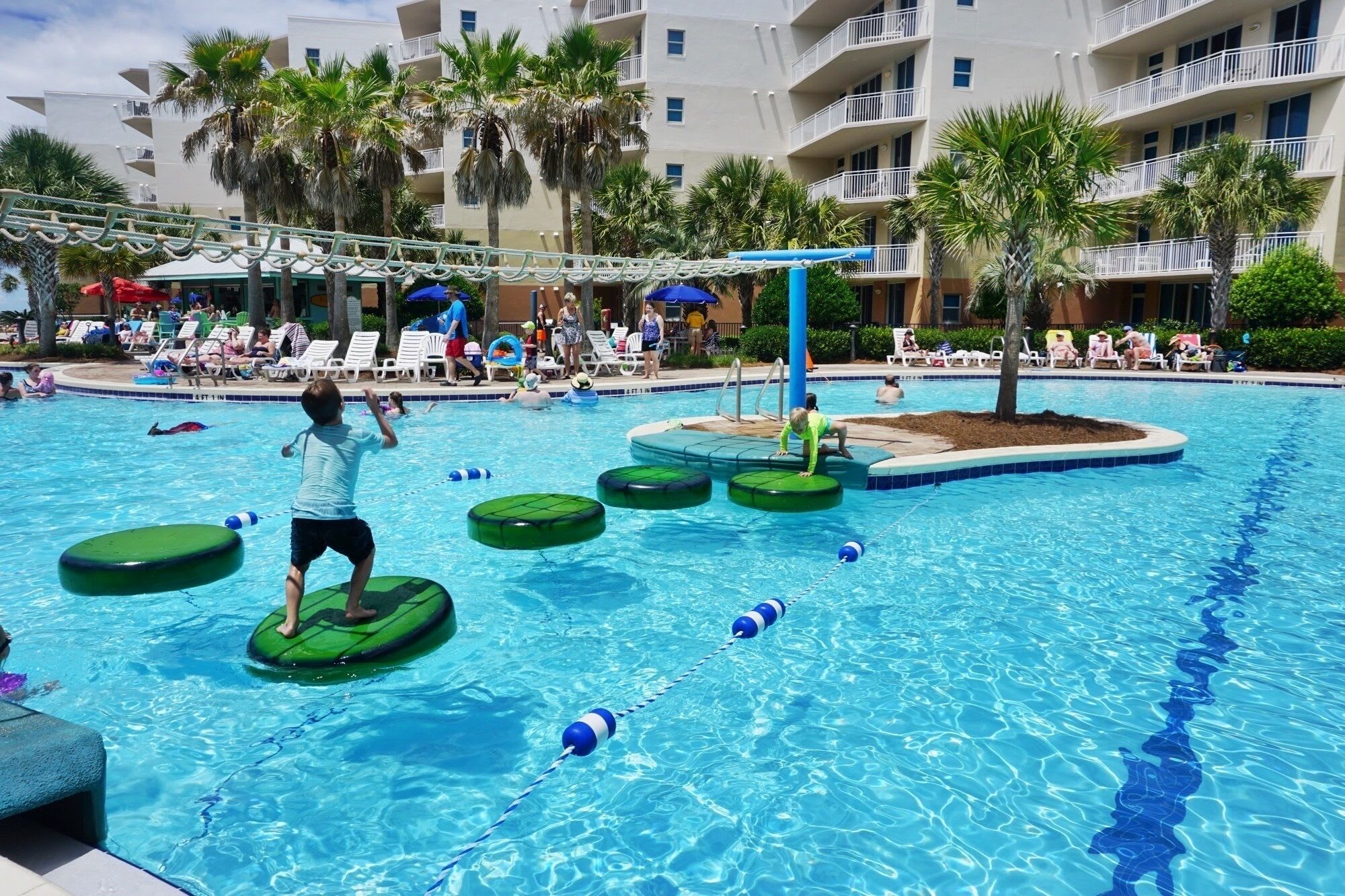 The popular lily pads; just one of the exciting things Waterscape has to offer!