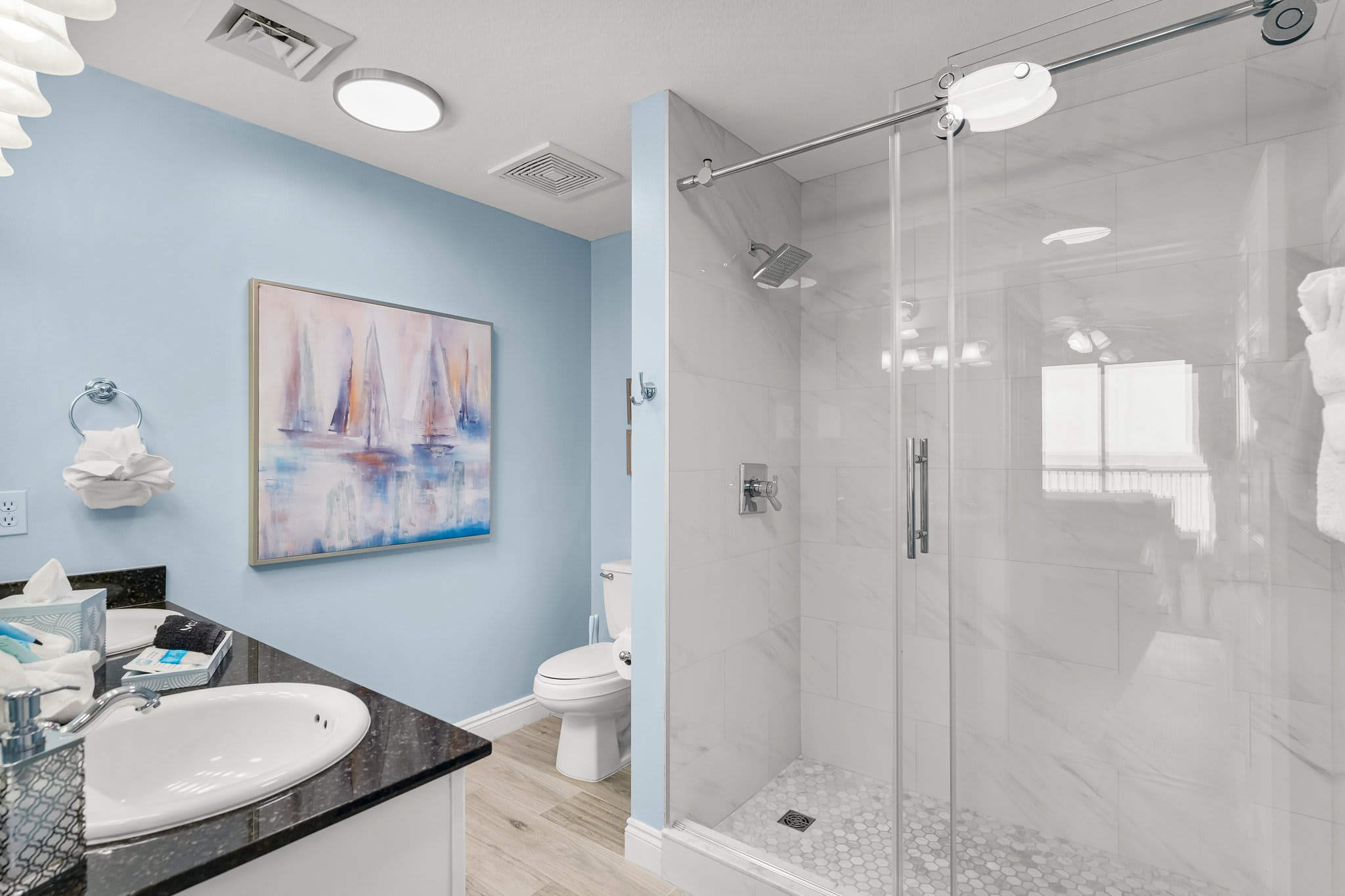 Ensuite with new shower