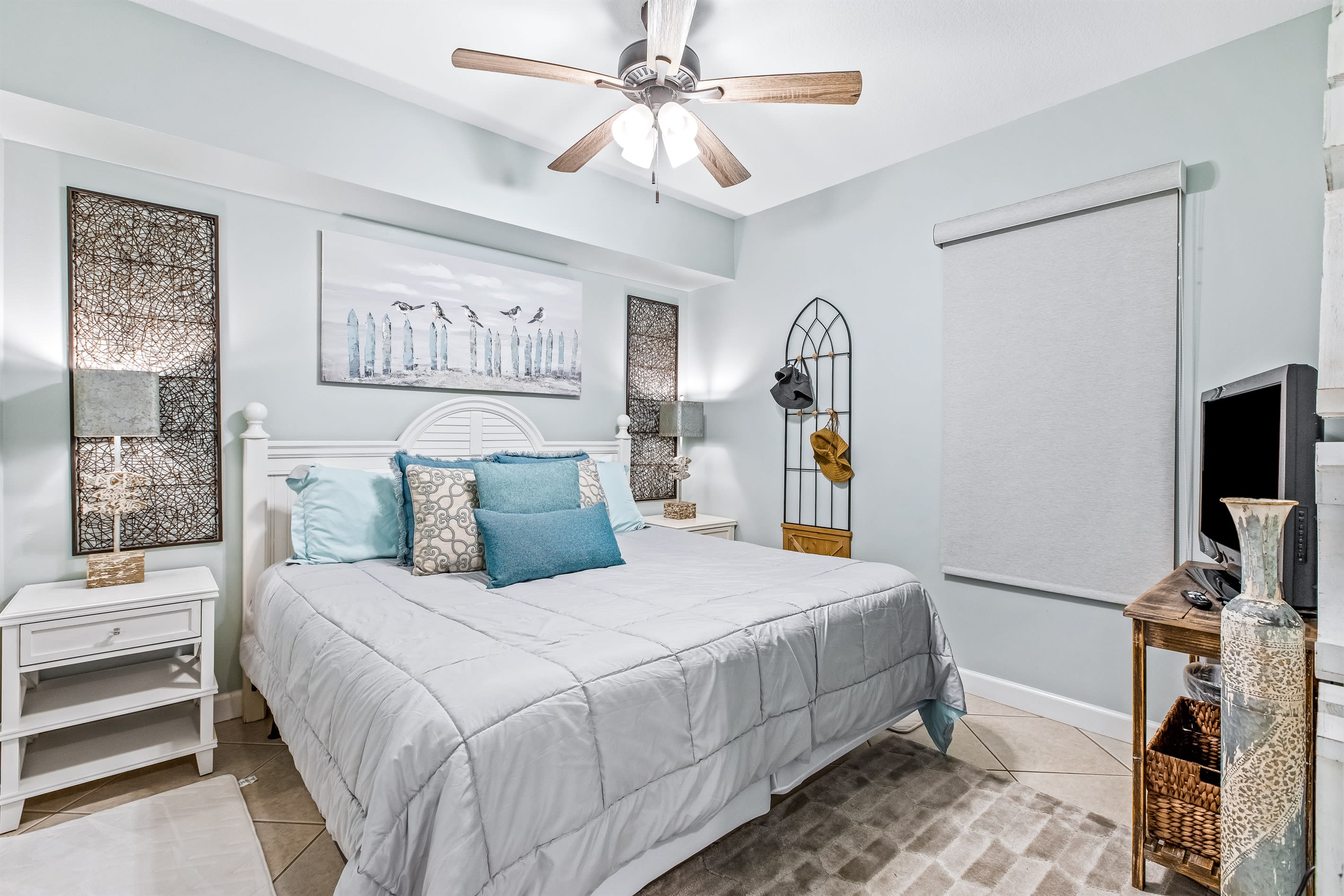 Bedroom with king bed