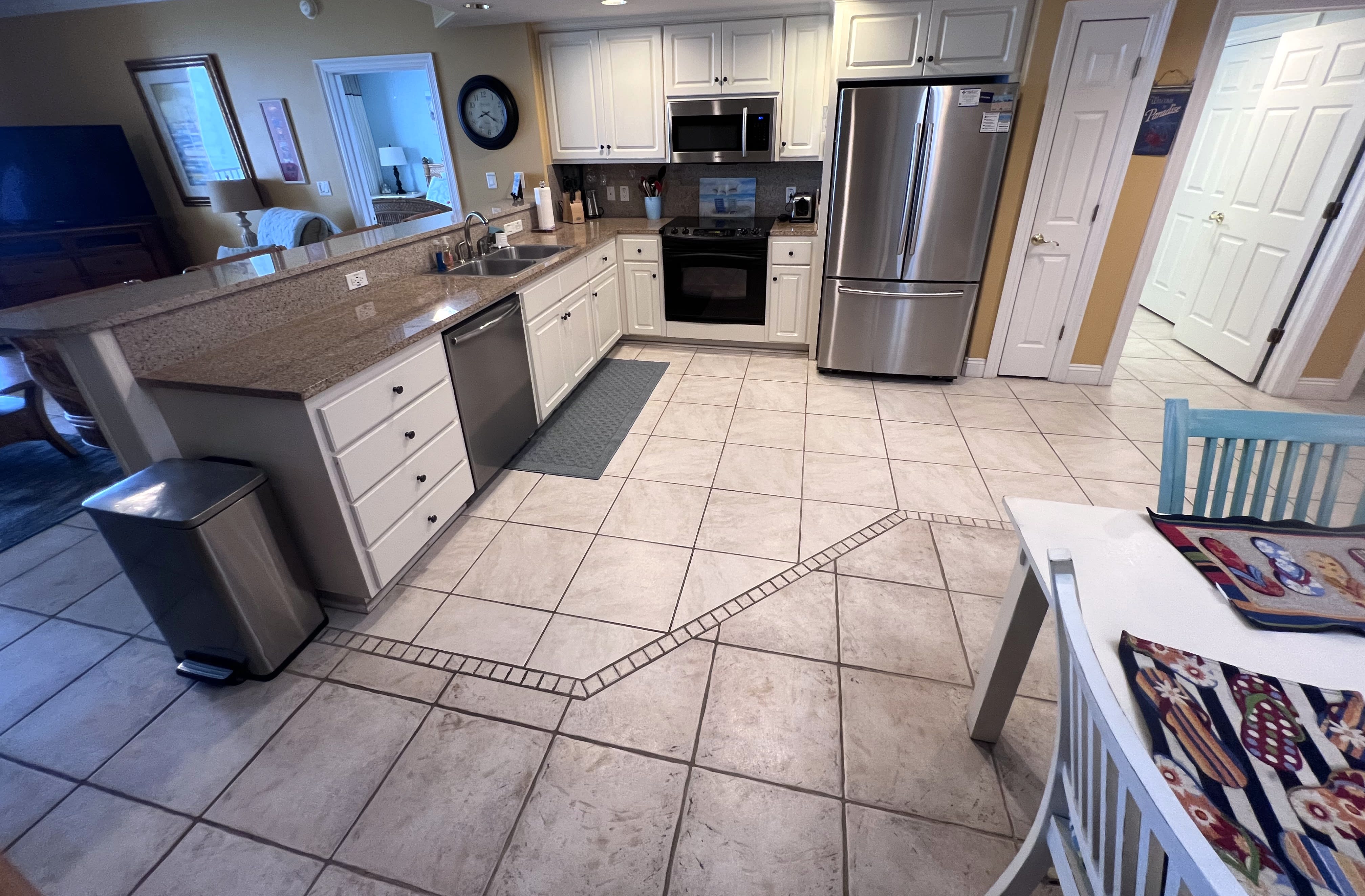 Kitchen with coffee bar