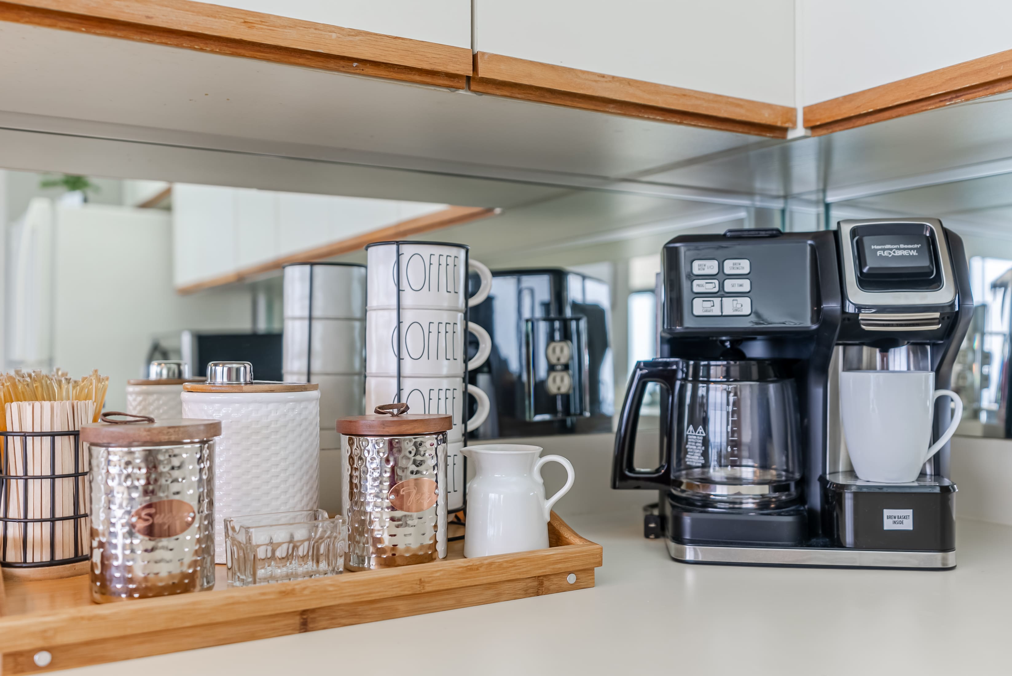 Stocked Coffee & Tea Bar