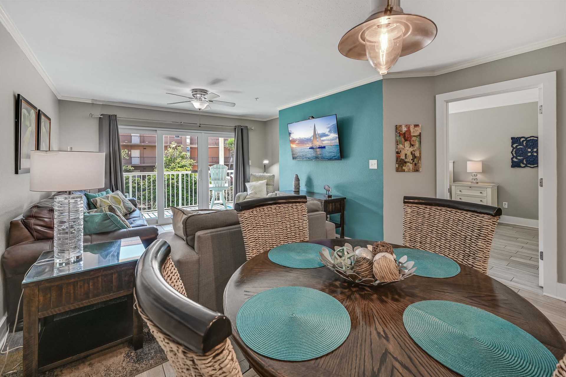 Natural Light and Balcony Access - Sliding glass
doors bring the outside in, with easy access to your
private balcony.