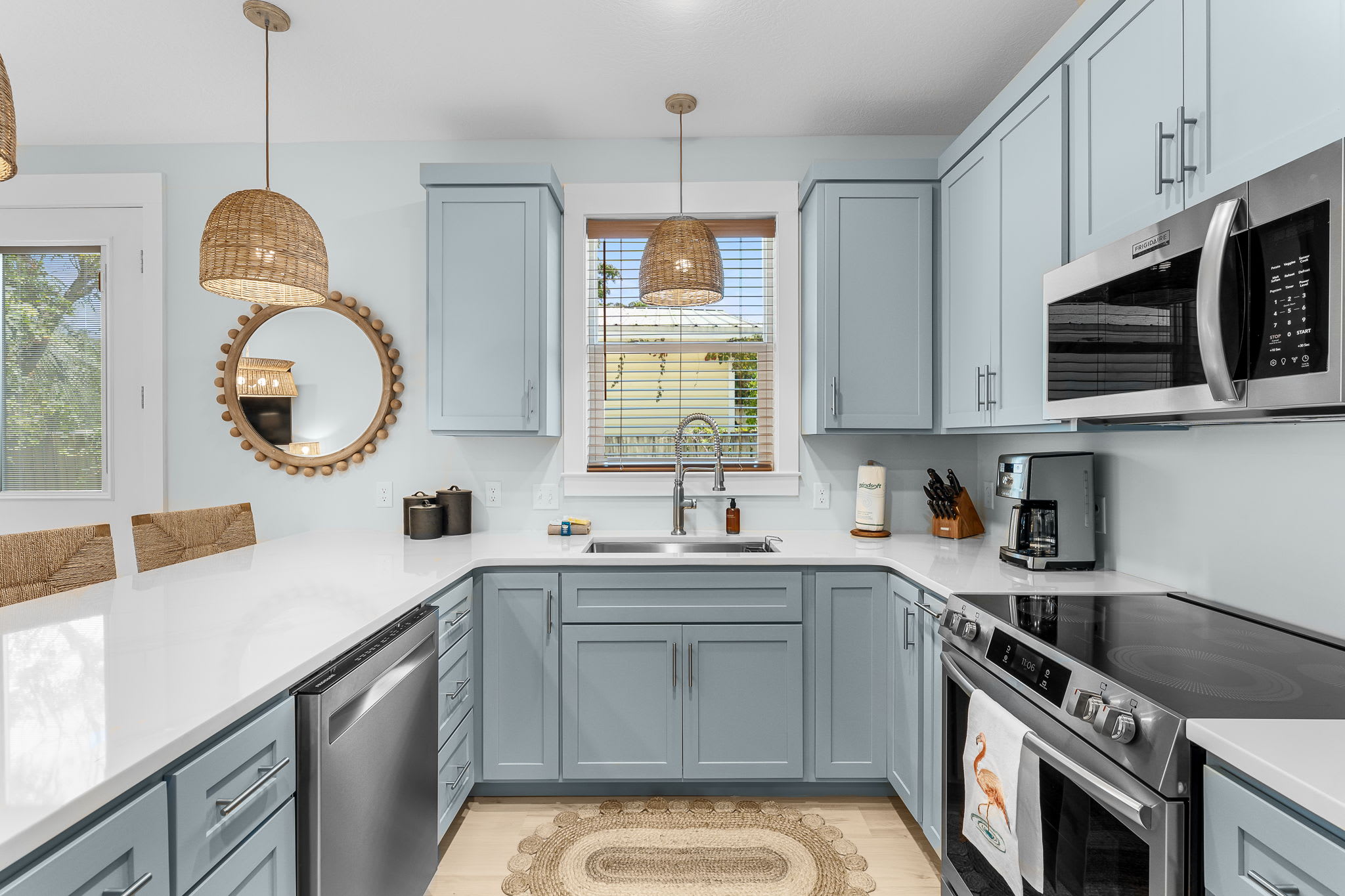 Prepare your favorite meals at the spacious, fully equipped kitchen.