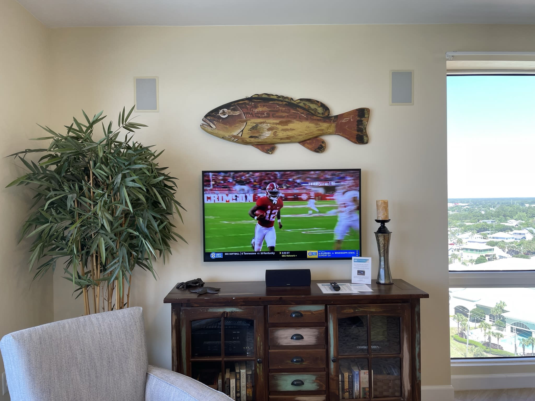 55" Smart TV with Surround Sound