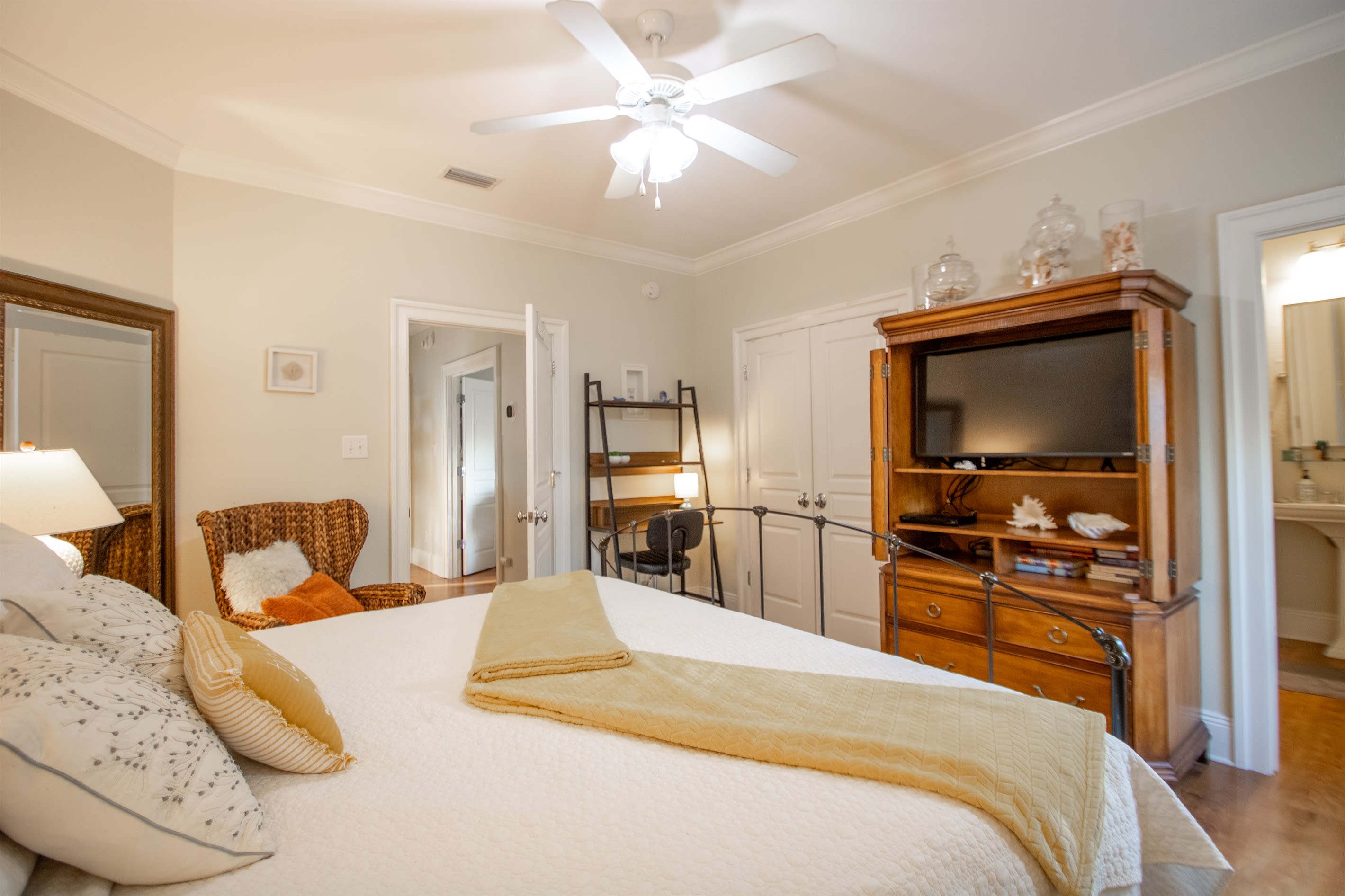 Master Bedroom with Desk Area