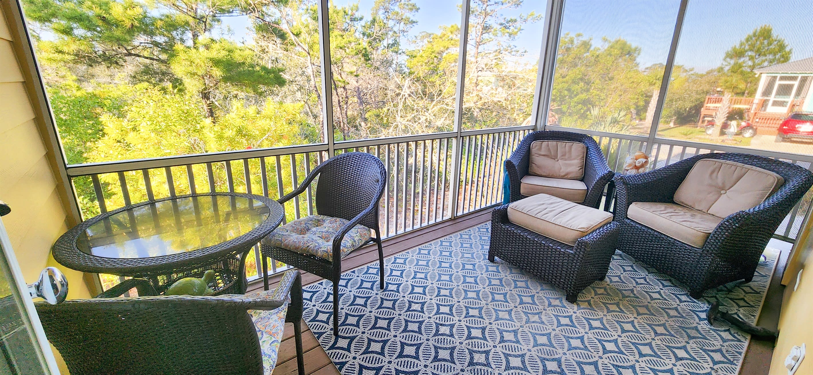 Private Screened In Porch