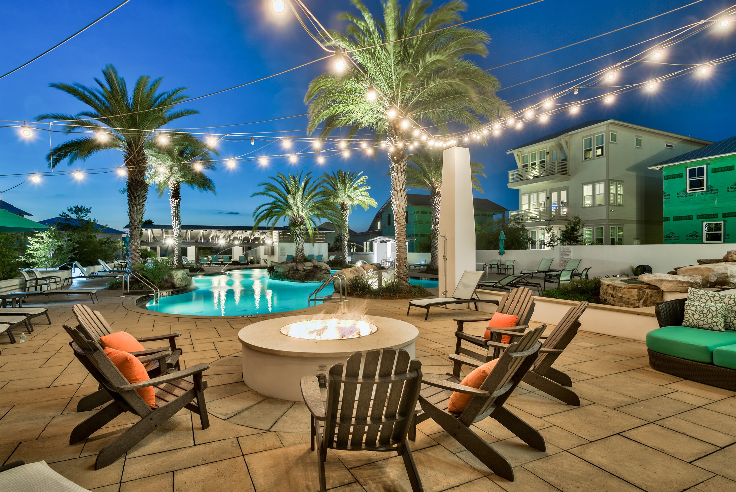 Gather around the gorgeous fire pit and enjoy stunning night views from the scenic overlook. This is the perfect spot to relax and unwind after a day of exploring. 