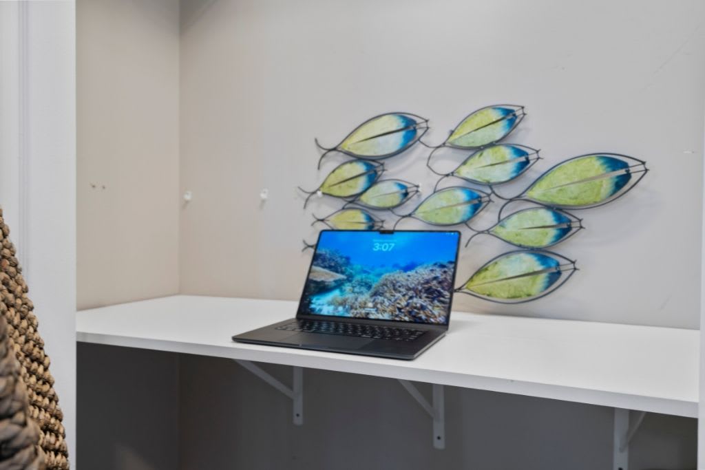 Work Station (Laptop for Staging Purposes and Not Supplied)