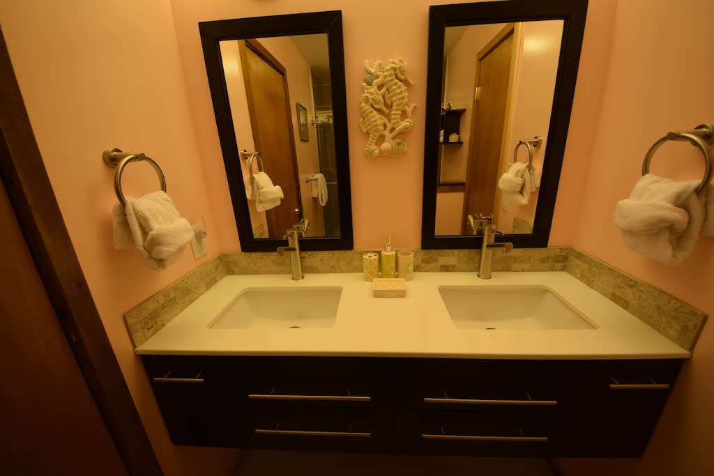 Double Basin in master bathroom