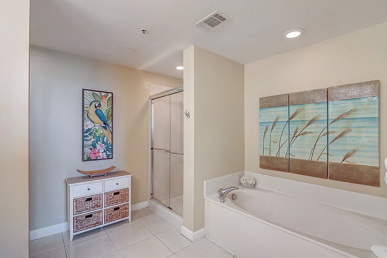 Shower and Garden Tub