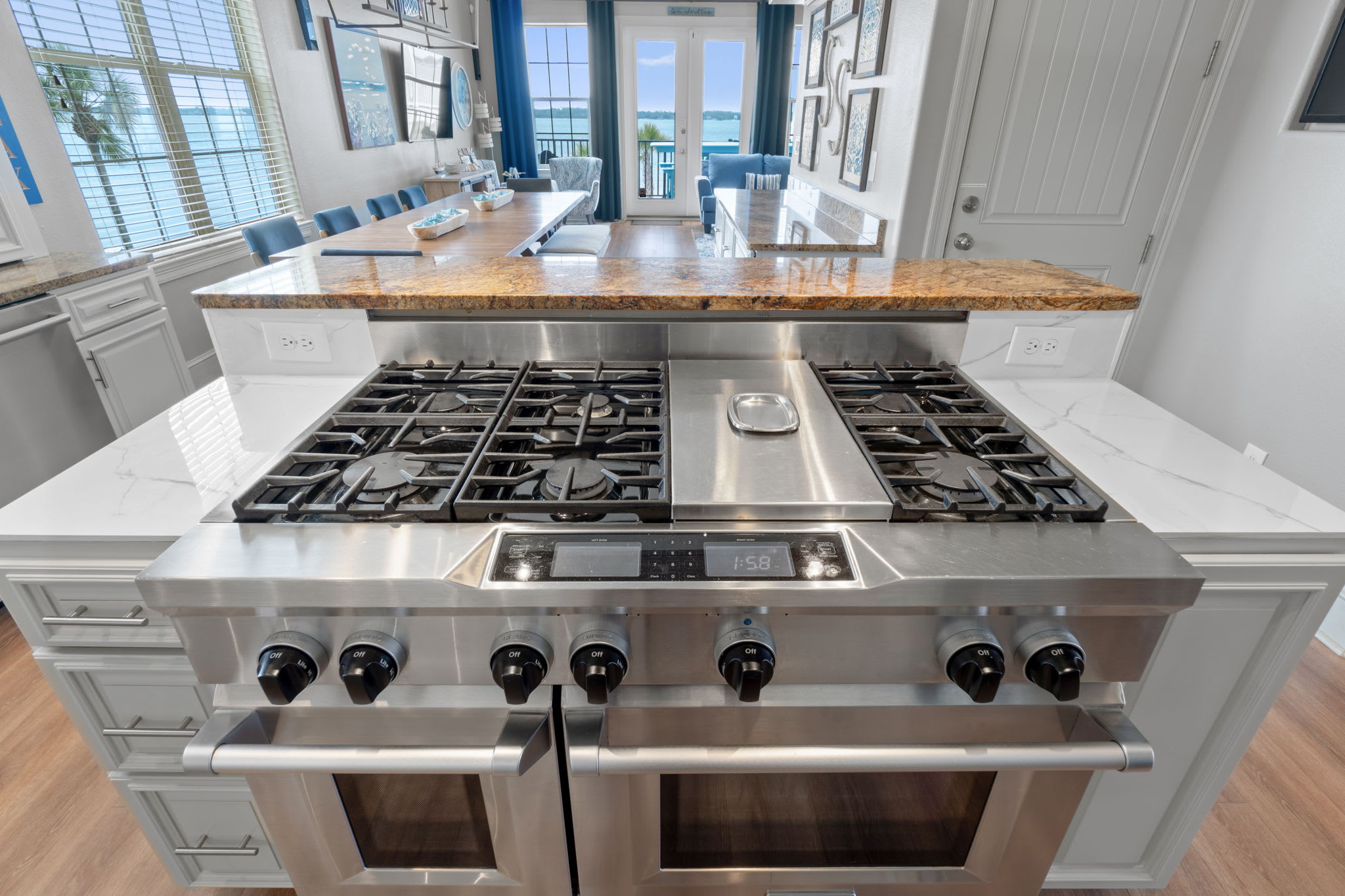 Kitchen With Gas Stove