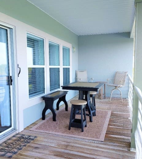 Large deck overlooking Gulf State Park