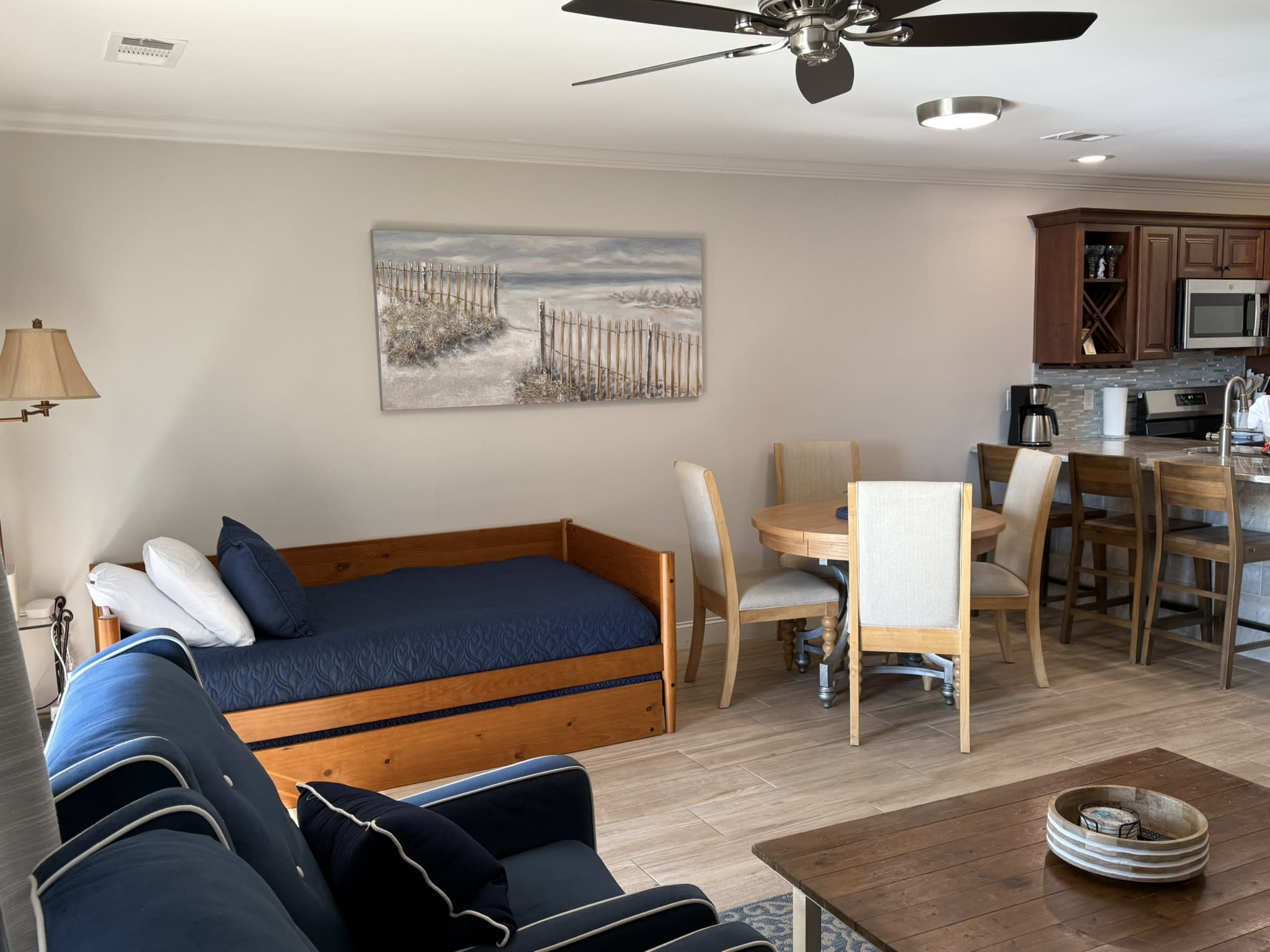 Dining area with eat in bar