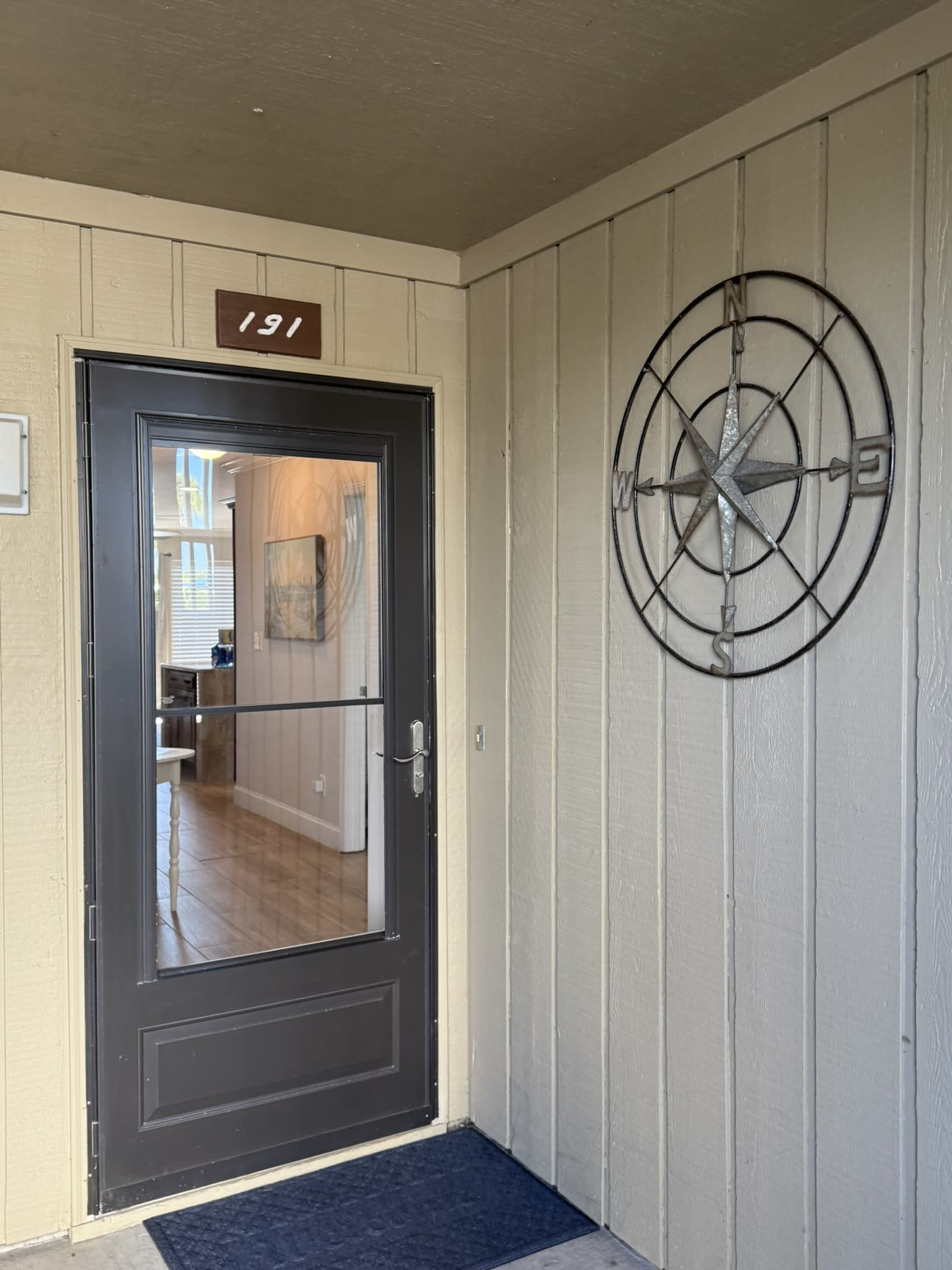 Entrance to Stewart House, Unit 191, 94 Stewart Lake Cove