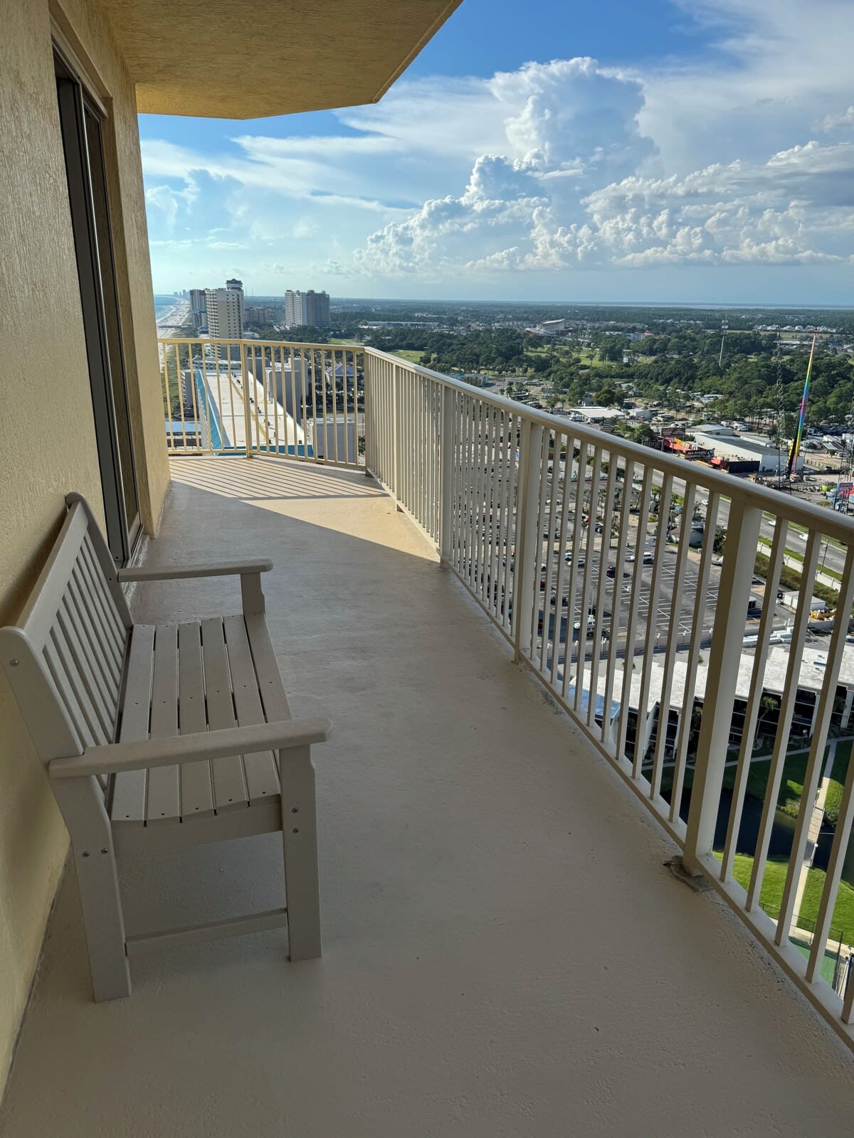 Wrap around deck, back view