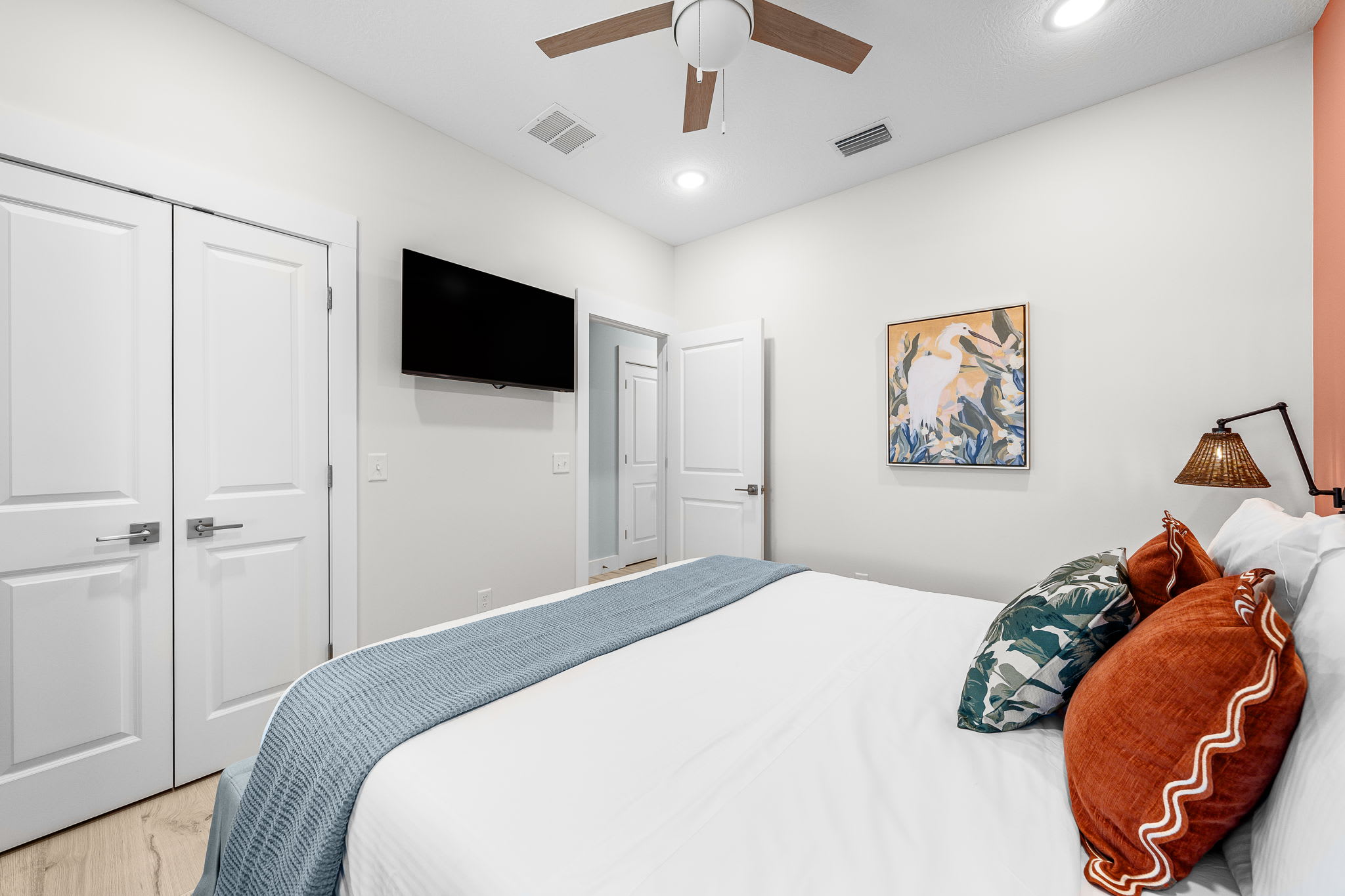Resort-like comforts await in all three bedrooms.