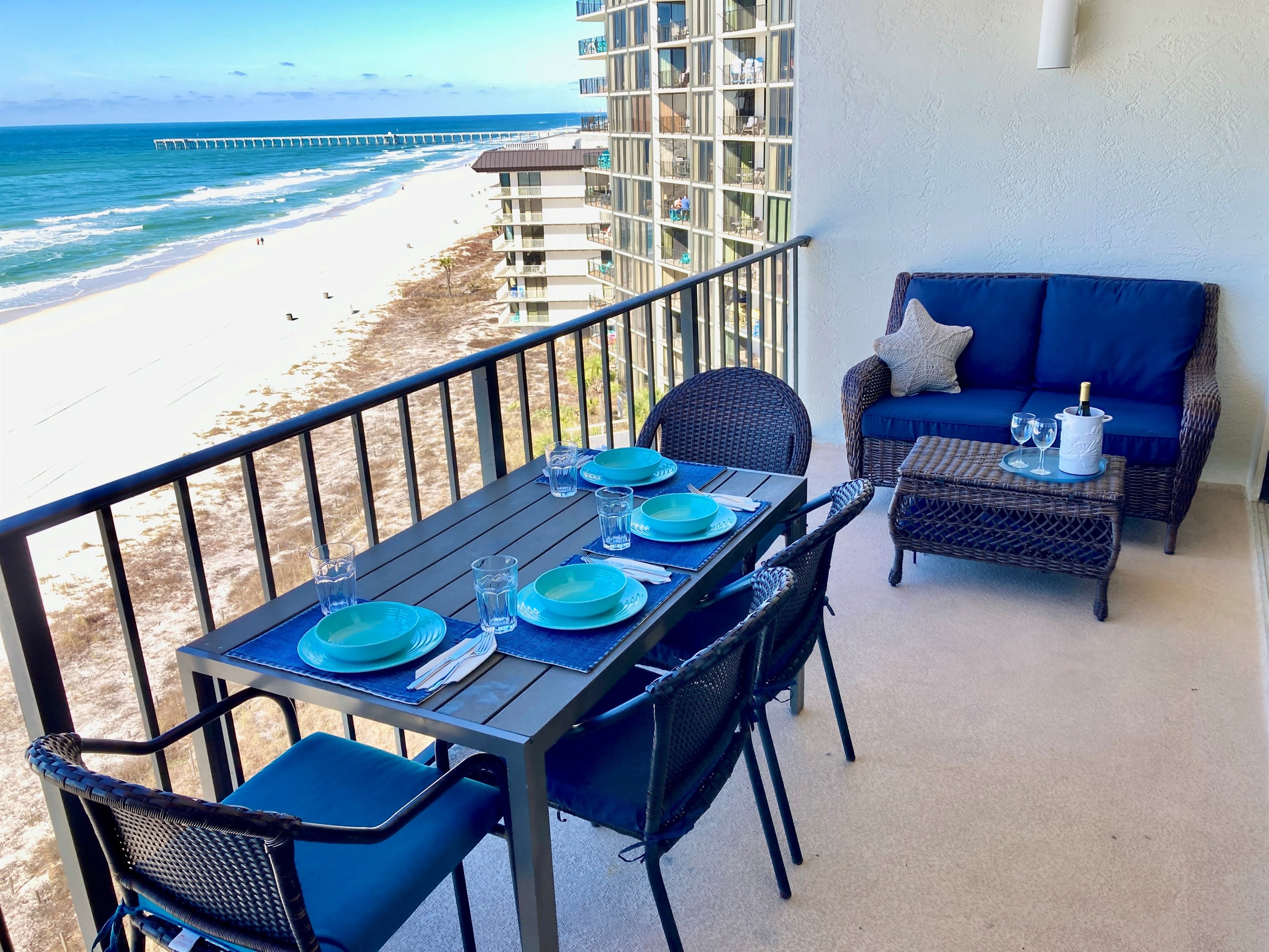 Huge Private Balcony