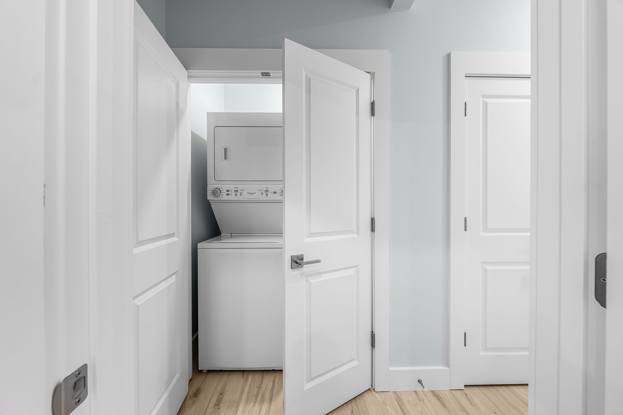 Take home a suitcase full of clean clothes by utilizing our modern washer and dryer.