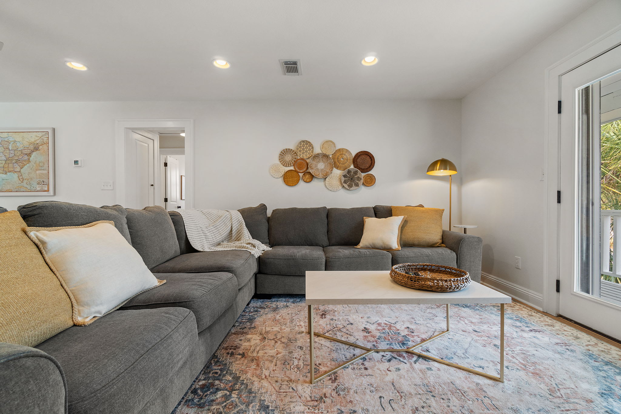 Comfy sectional for relaxing and enjoying time together