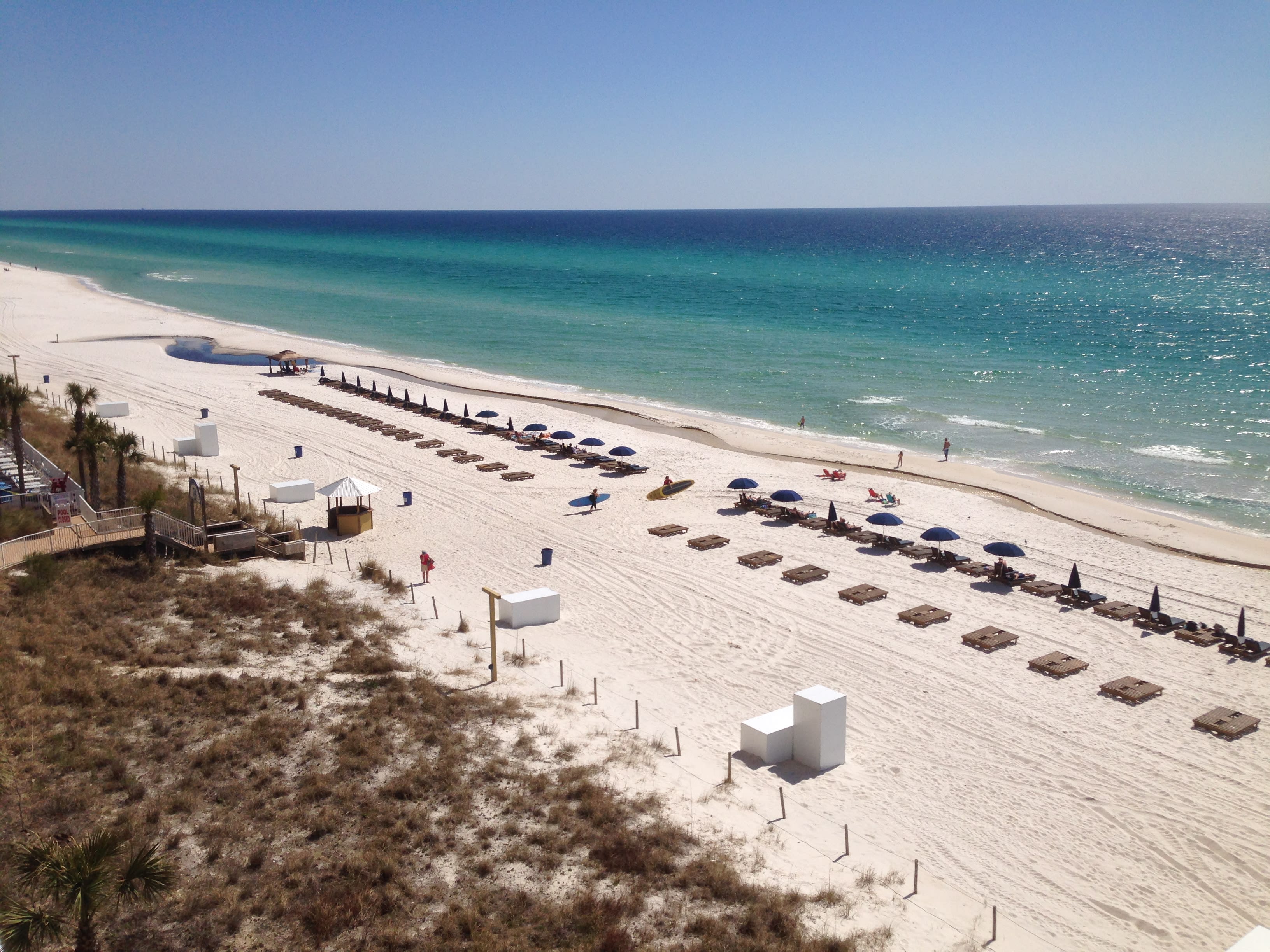View of Gulf from third floor balcony
