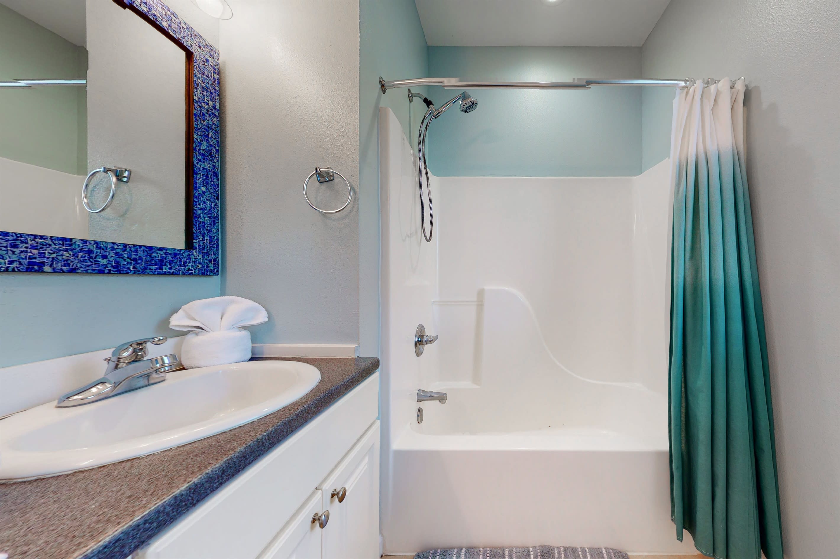 Spacious shower in Master bathroom