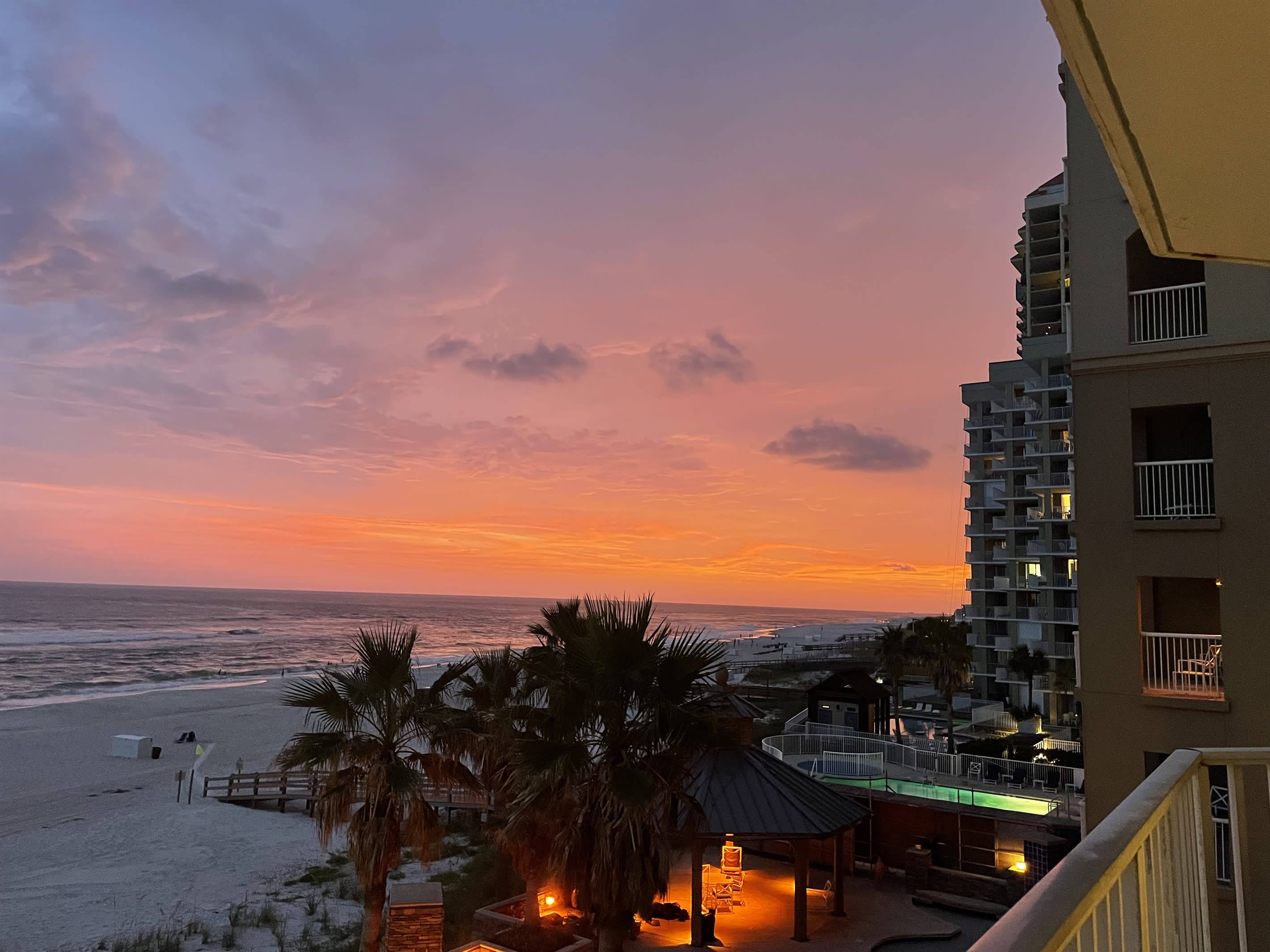 EVENING VIEW LOOKING WEST