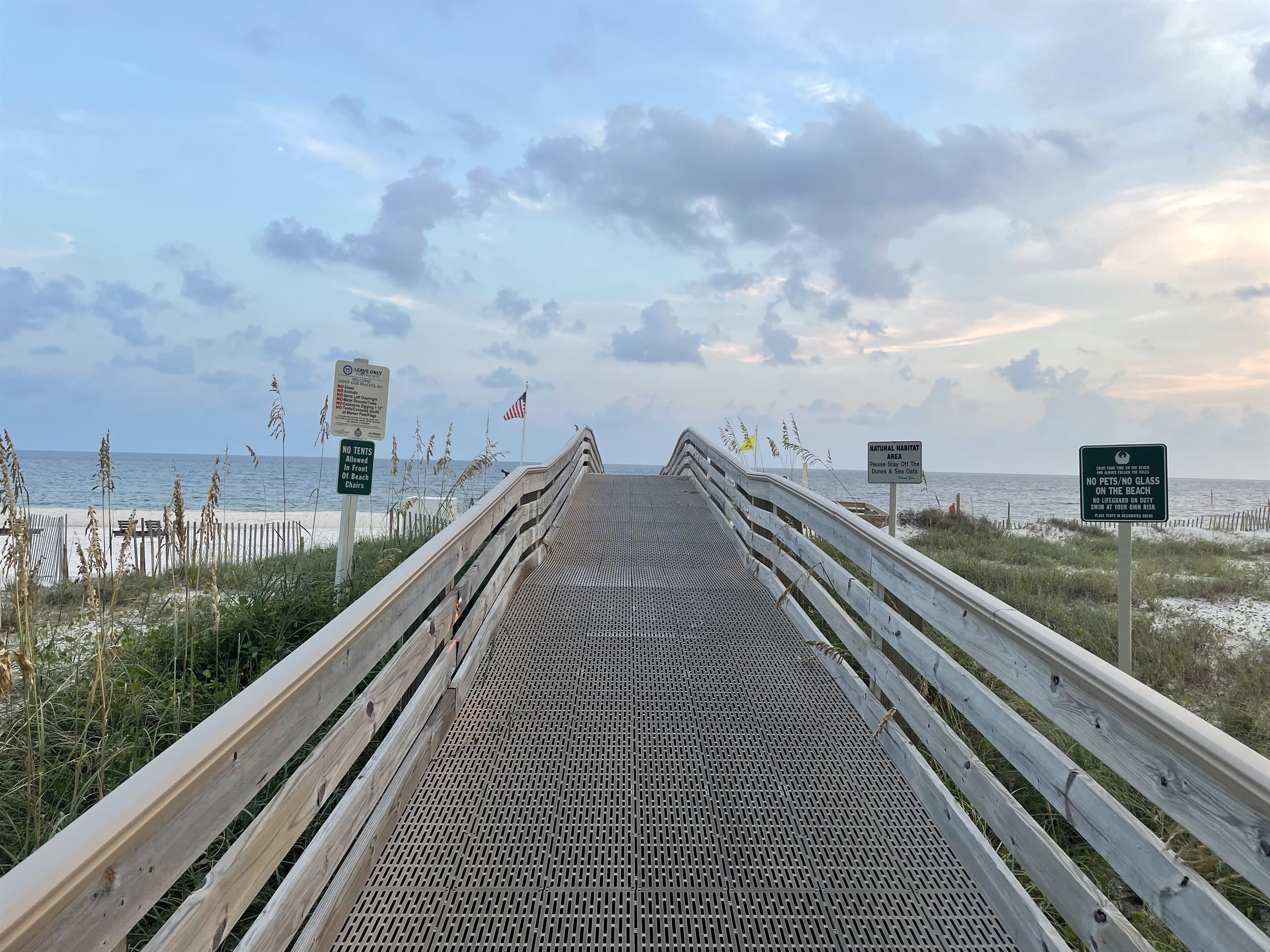Nice Beach walkway