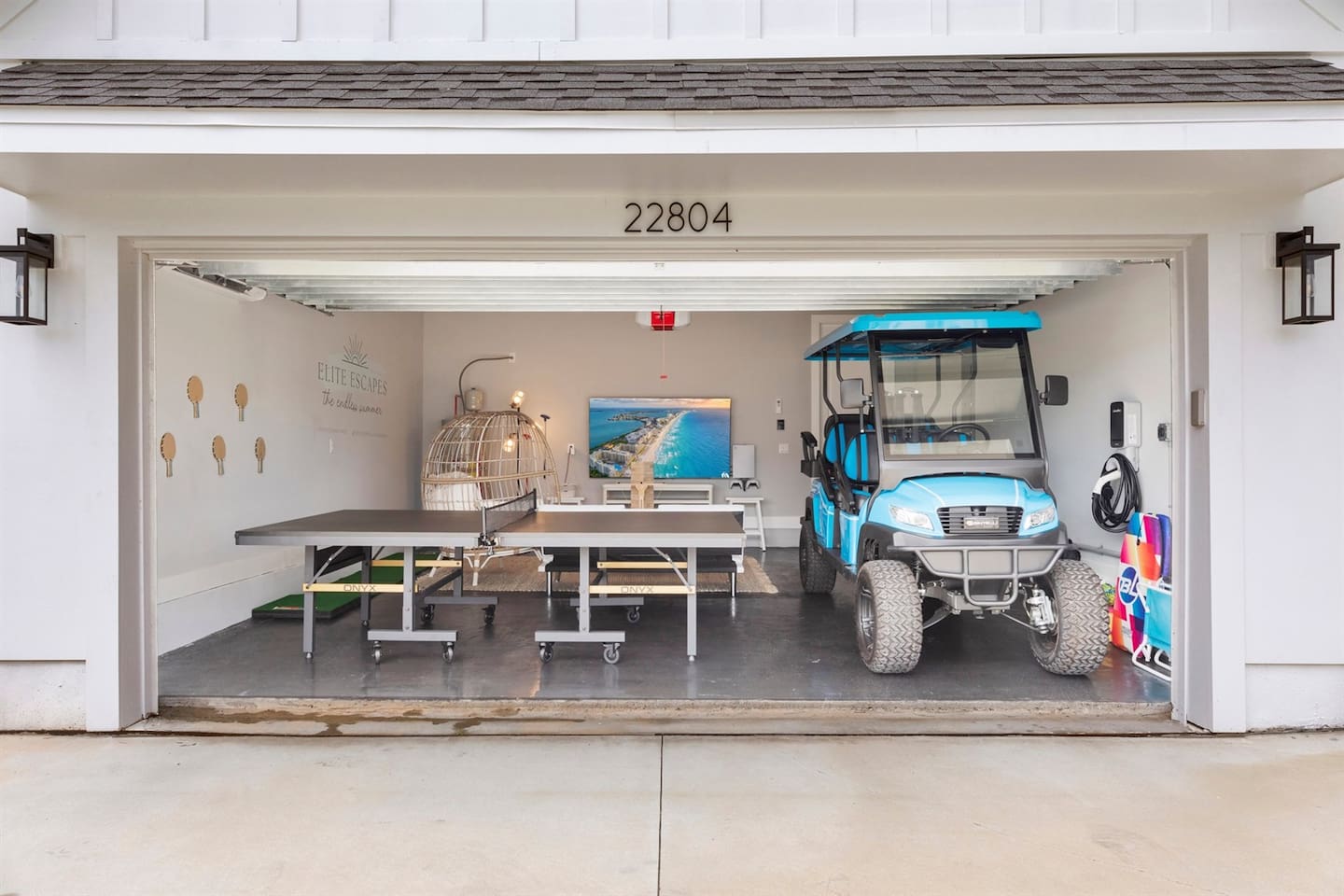 ? "My kids LOVED the garage. They enjoyed playing ping pong, putt putt, & games on the PS5."