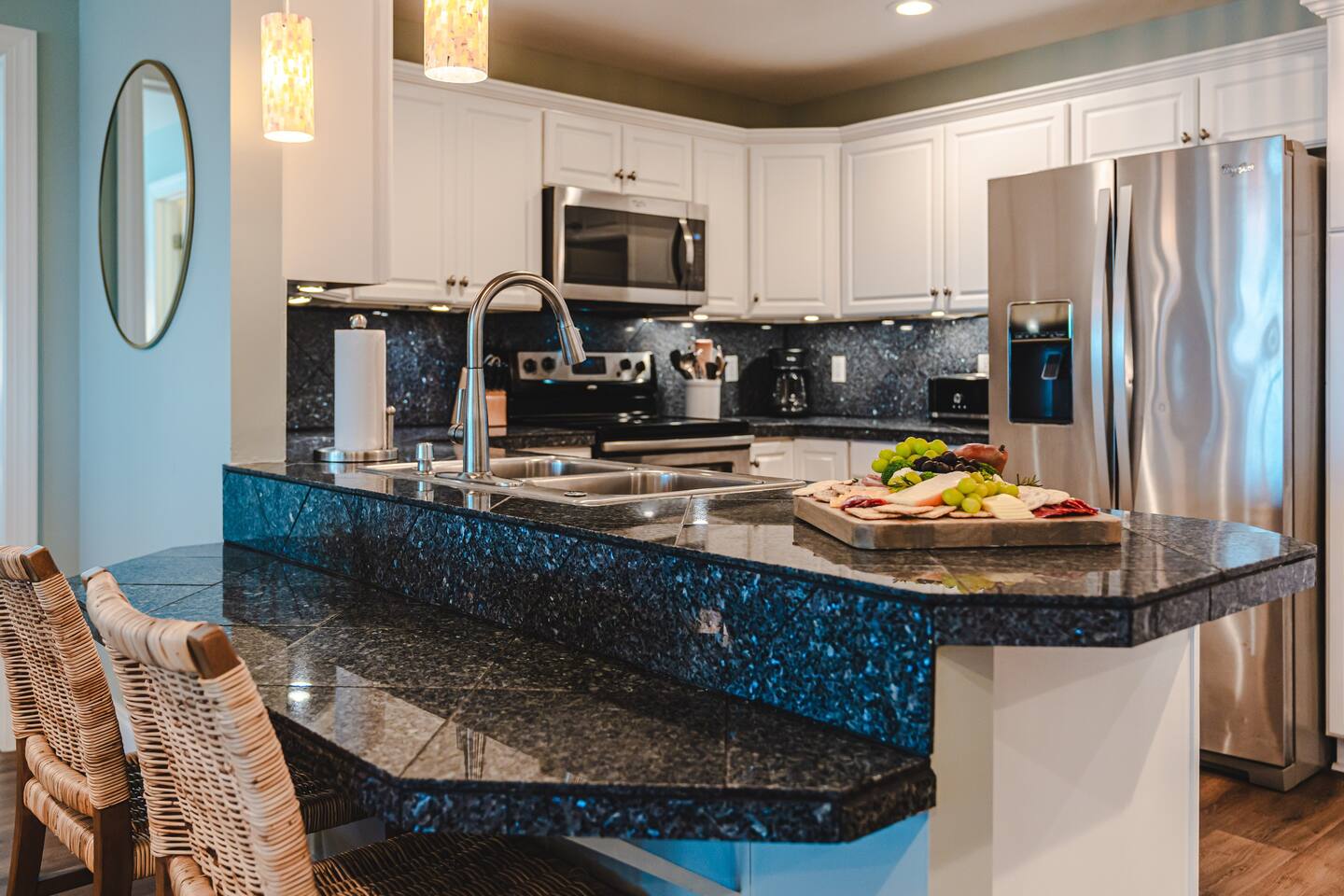 SeaScape's Well Appointed Kitchen Allows you the Flexibility of Dining-in 