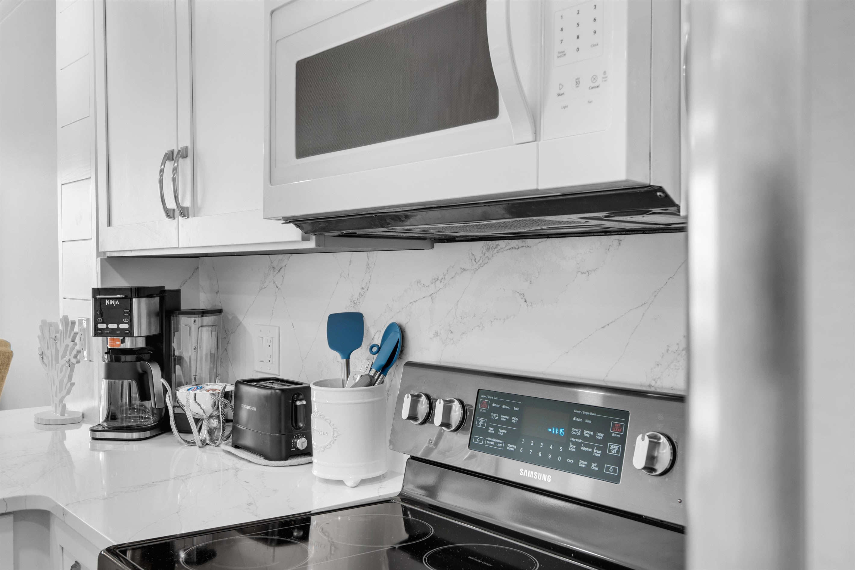 Appliances and coffee station