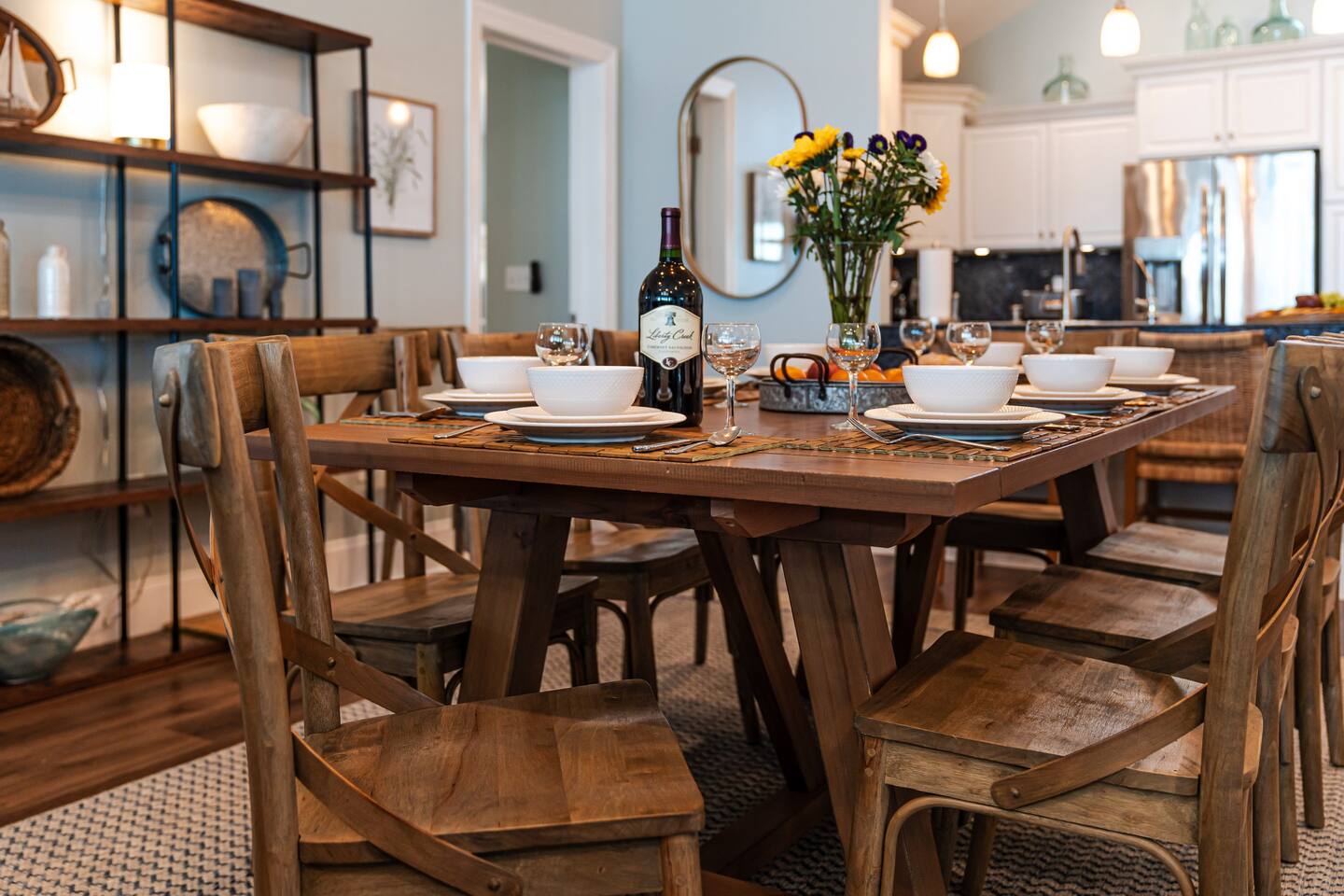 SunScape's Farm Table Extends to Seat Ten