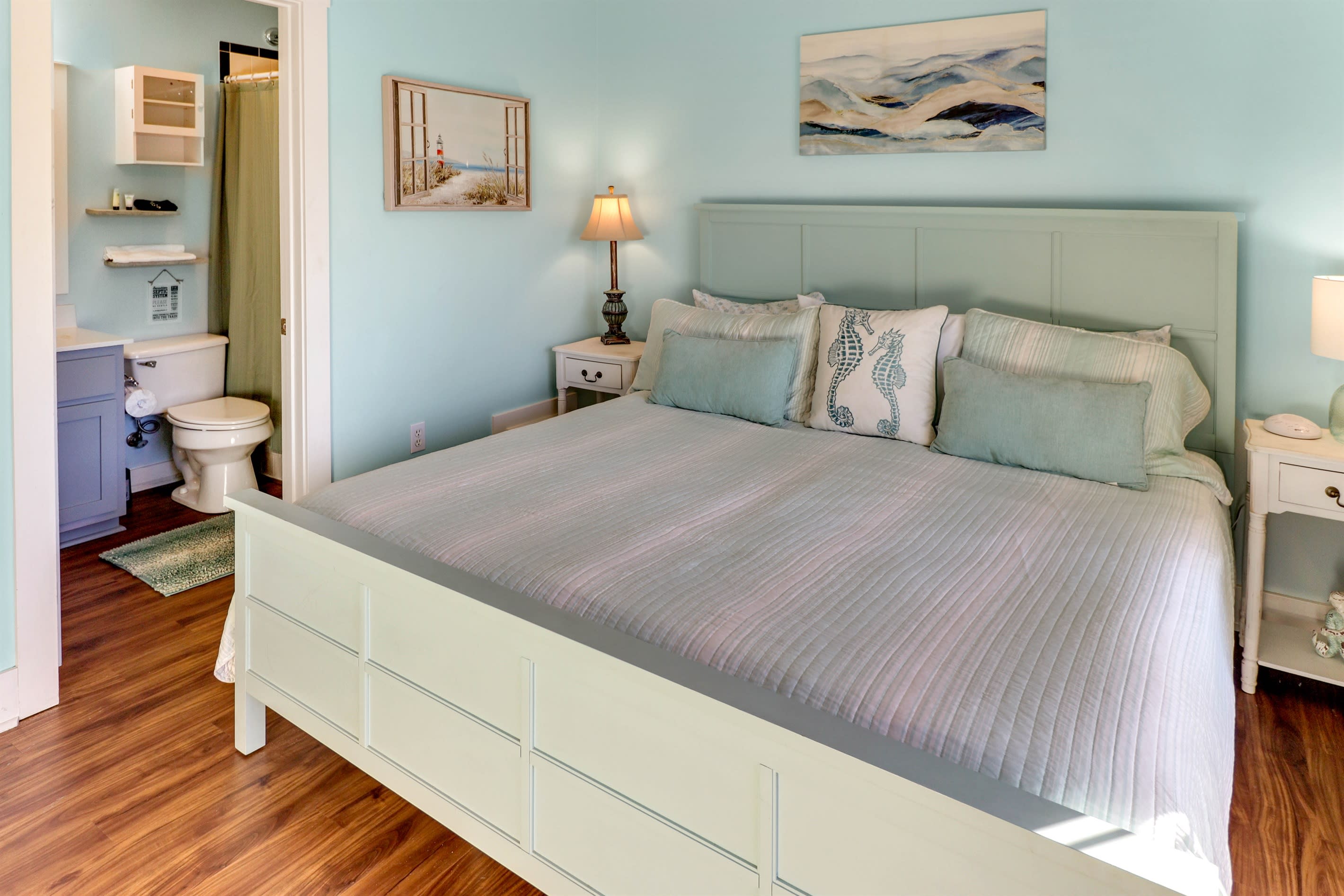 master bedroom with King bed