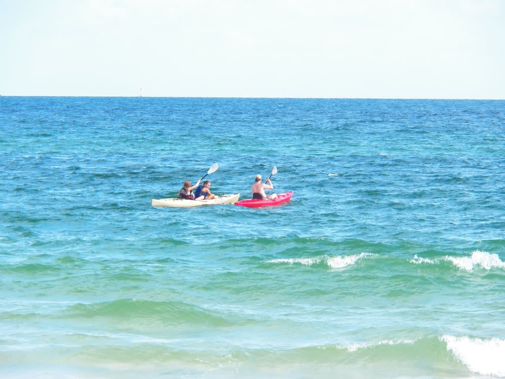 Family fun at the beach