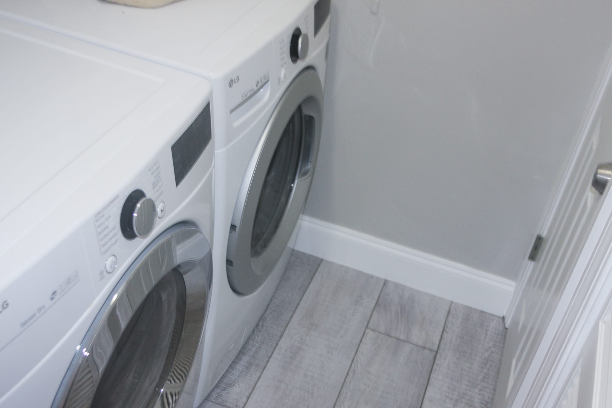 Laundry Room with LG Washer and Dryer